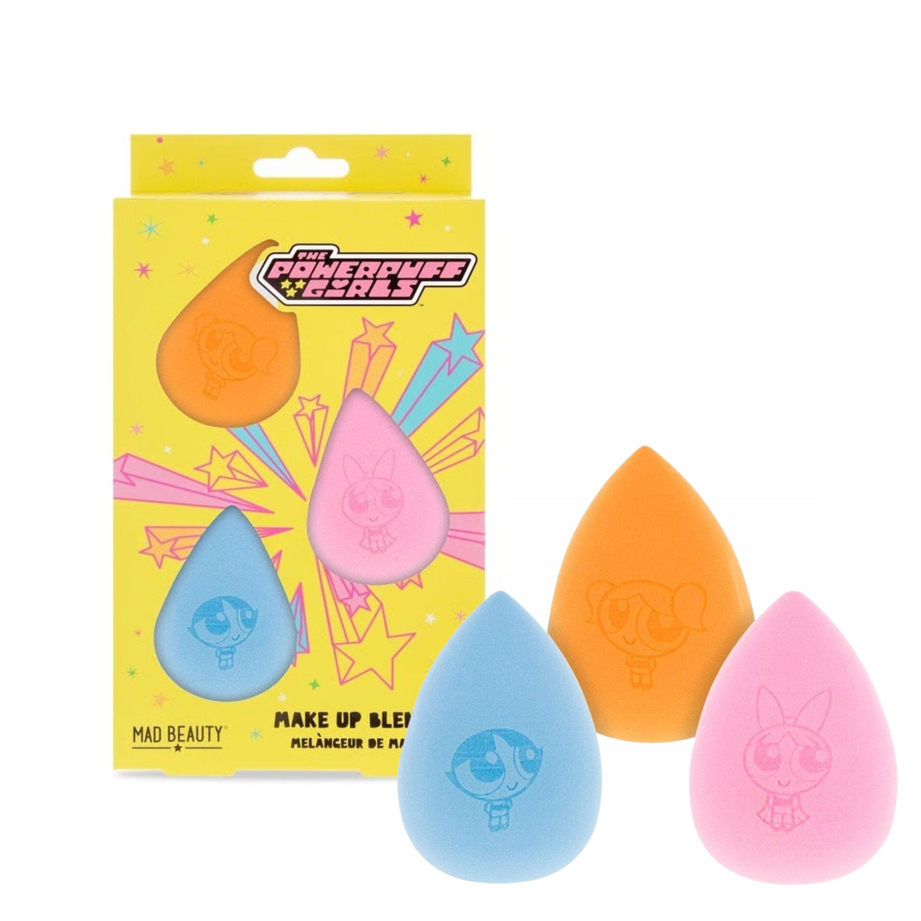 Powerpuff Girls  Super Cute Make Up Blenders Trio - Yelow