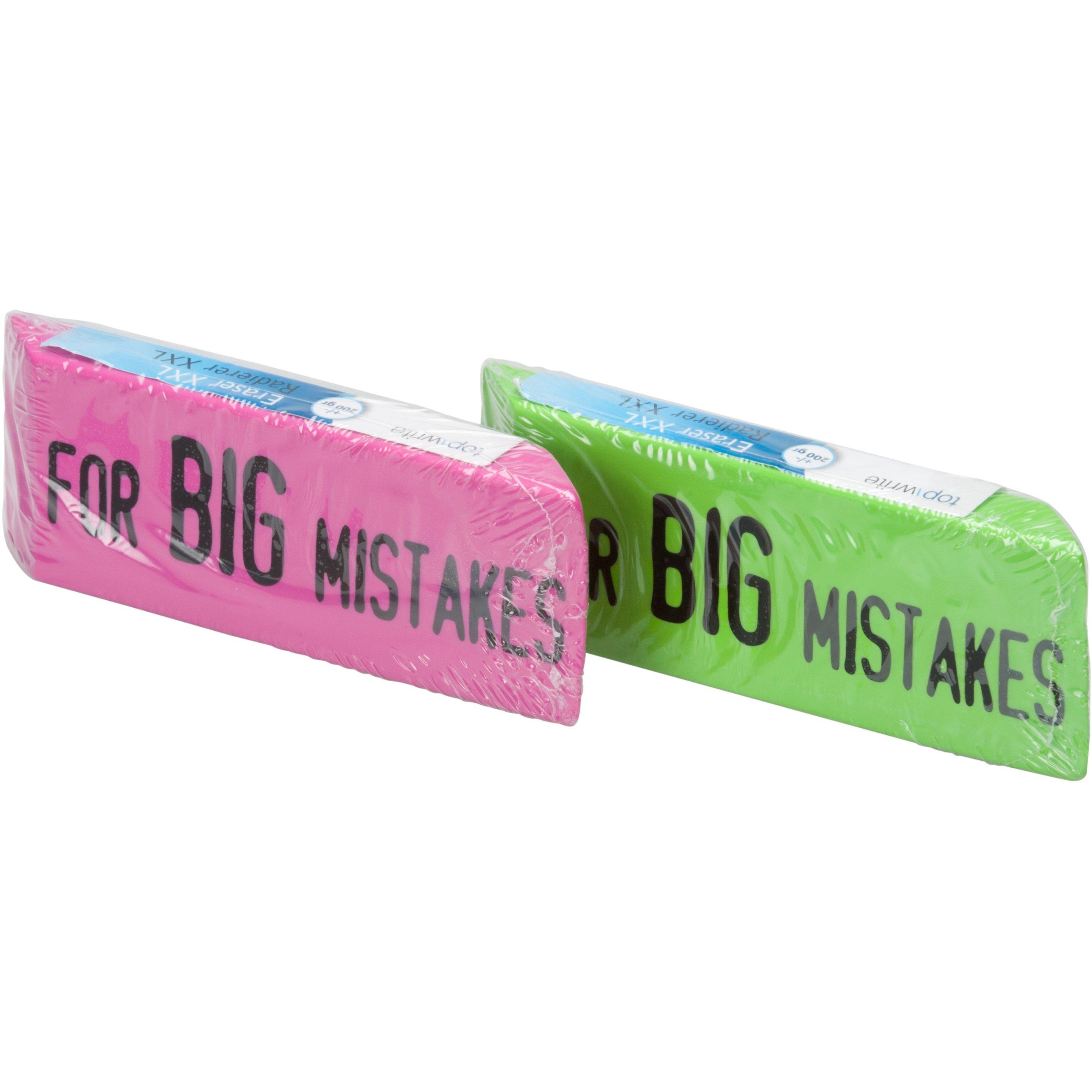 Multi - Edco - TOPWRITE Eraser BIG Mistake 14x4.5x1.7cm - 1