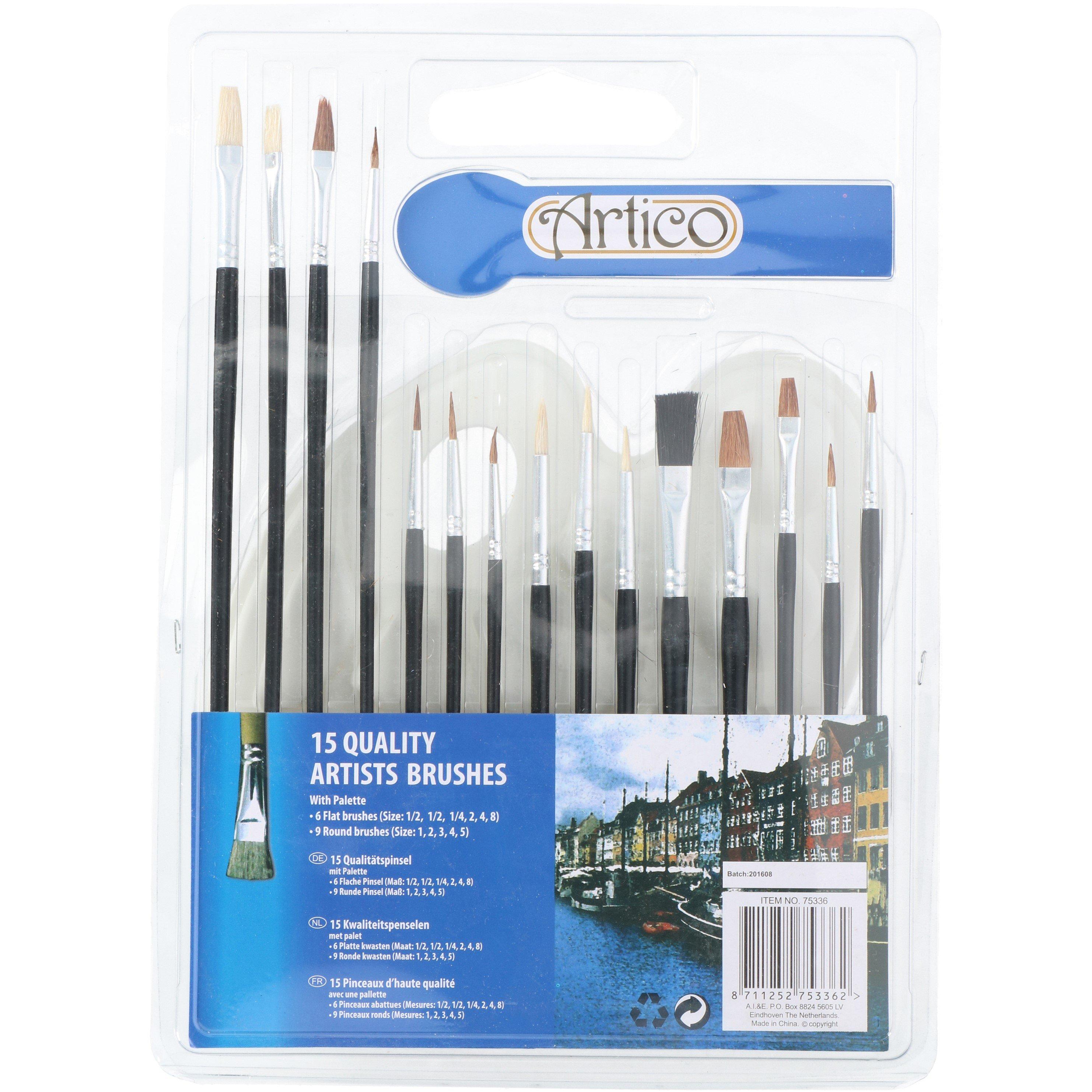 Multi - Edco - Artico Brush Set With Palette - 1