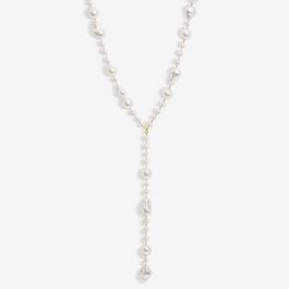 Jon Richard Gold Plated Baroque Y Drop Necklace