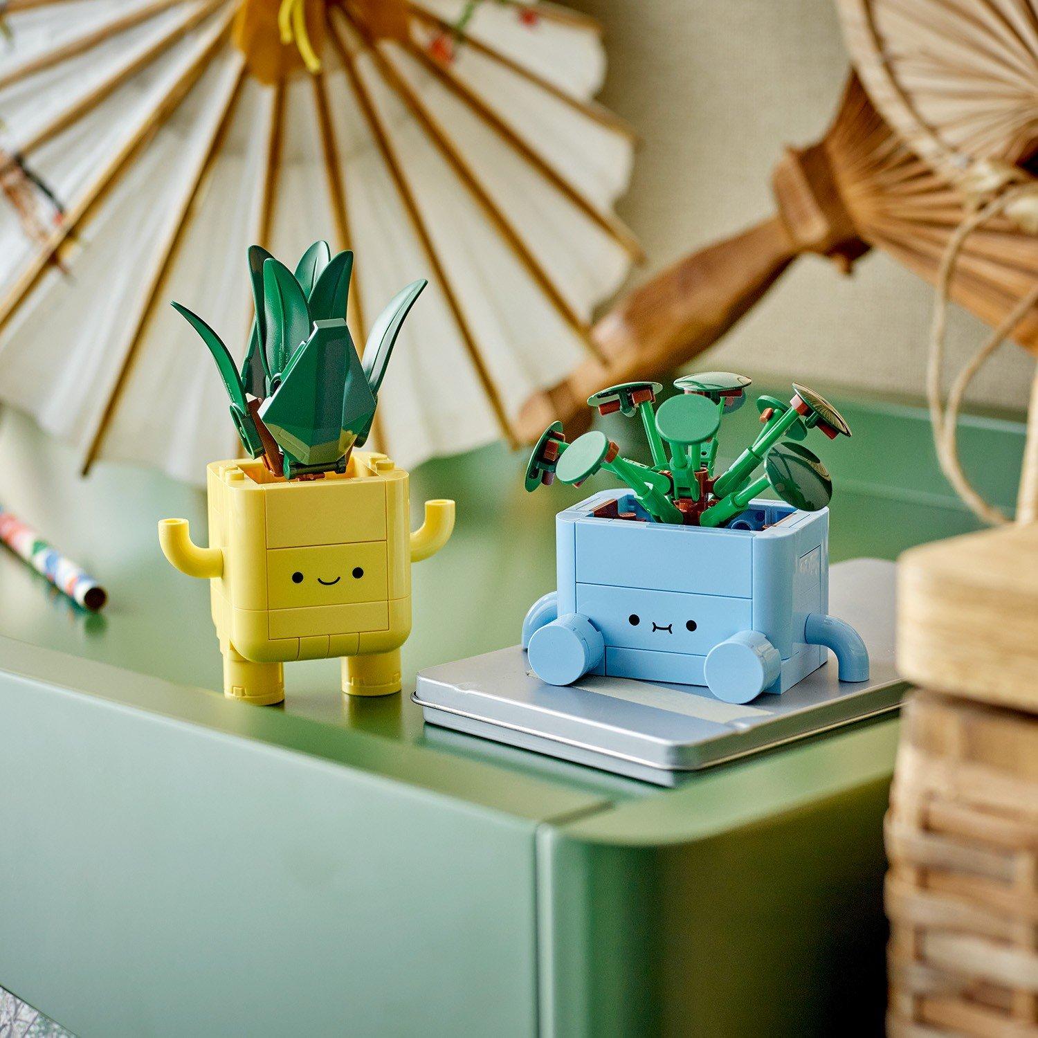 Blije Planten - LEGO - LEGO® Botanicals Happy Plants Shelf Decor 10349 - 12