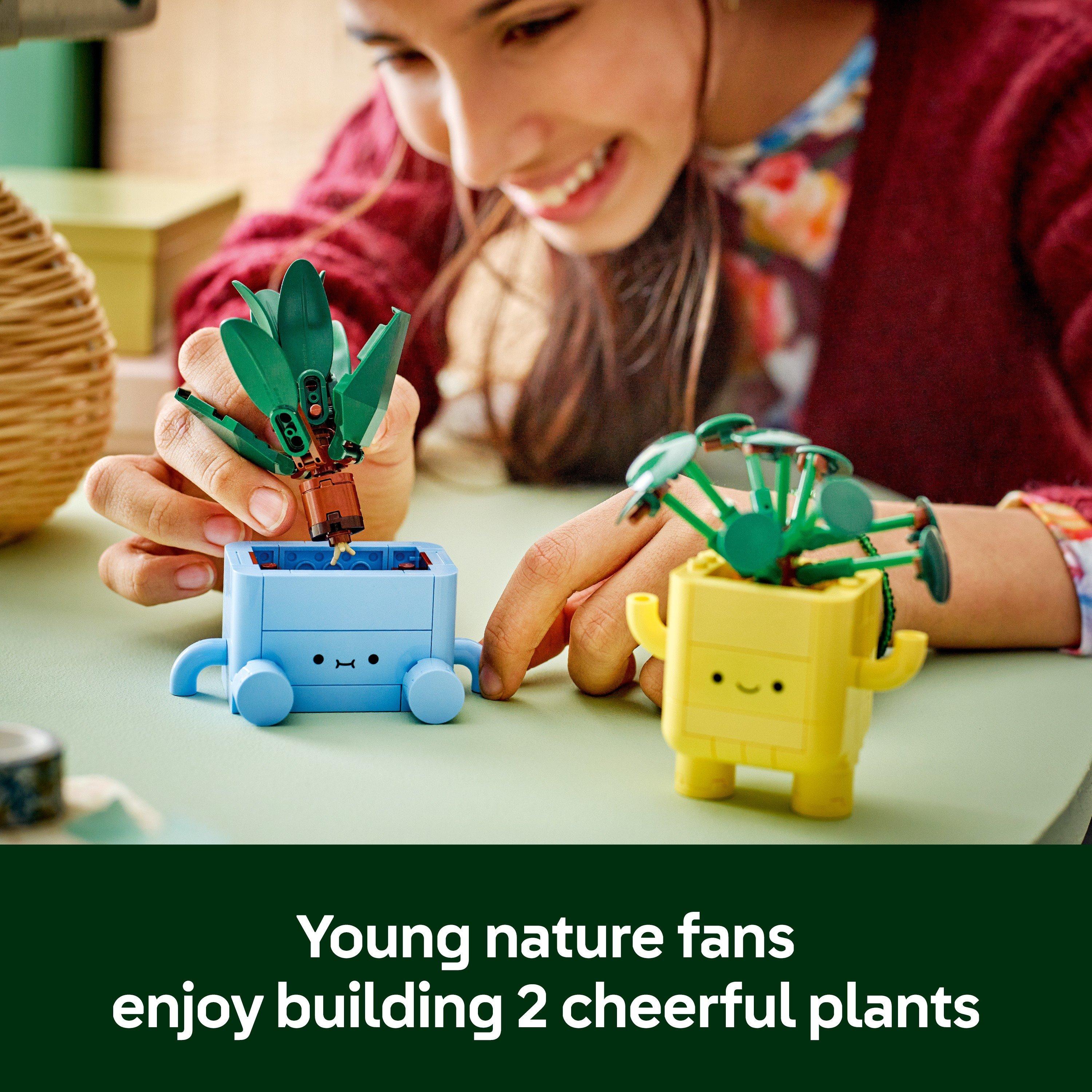 Blije Planten - LEGO - LEGO® Botanicals Happy Plants Shelf Decor 10349 - 4