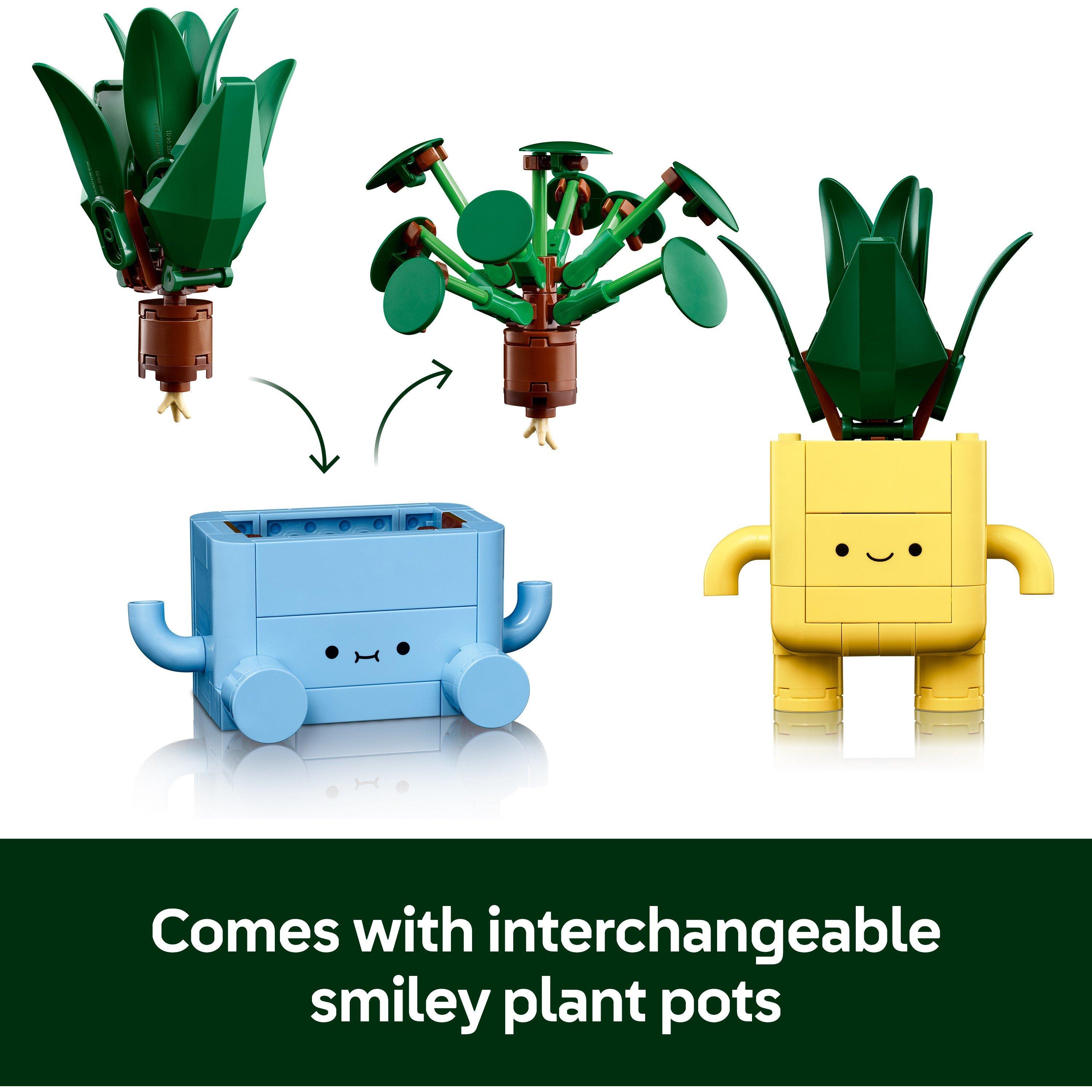 Blije Planten - LEGO - LEGO® Botanicals Happy Plants Shelf Decor 10349 - 6