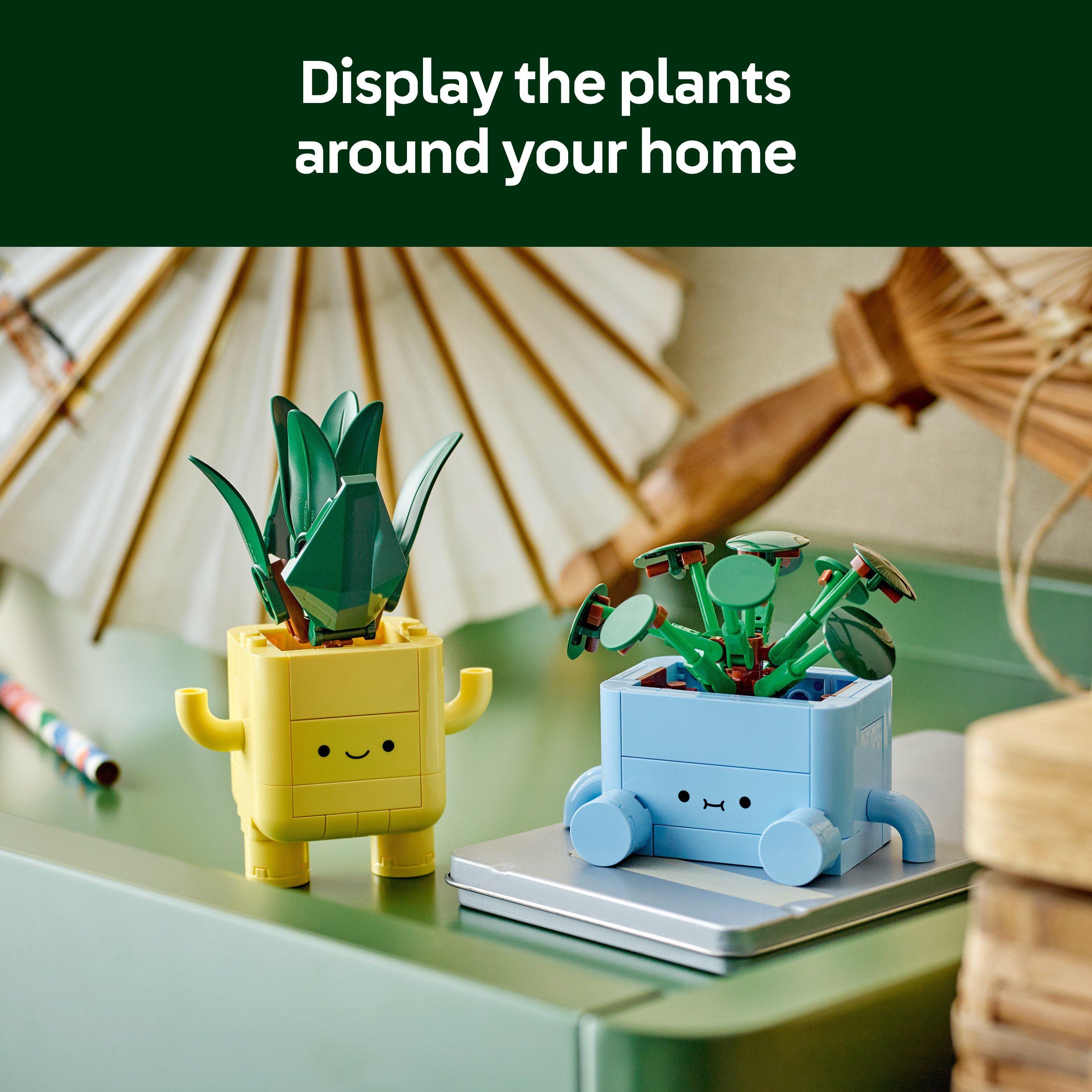 Blije Planten - LEGO - LEGO® Botanicals Happy Plants Shelf Decor 10349 - 7