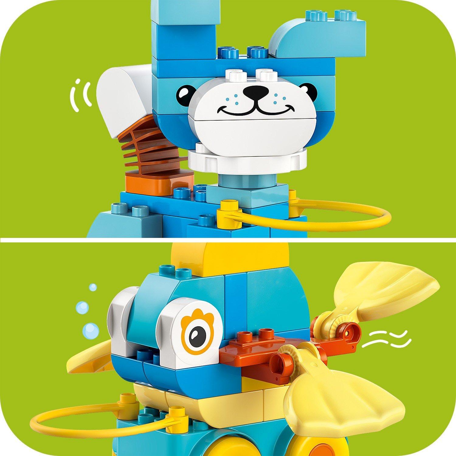 Anmal on Wheels - LEGO - LEGO® DUPLO® Town 3in1 Animals on Wheels Building Toy for Imaginative Play 10448 - 11