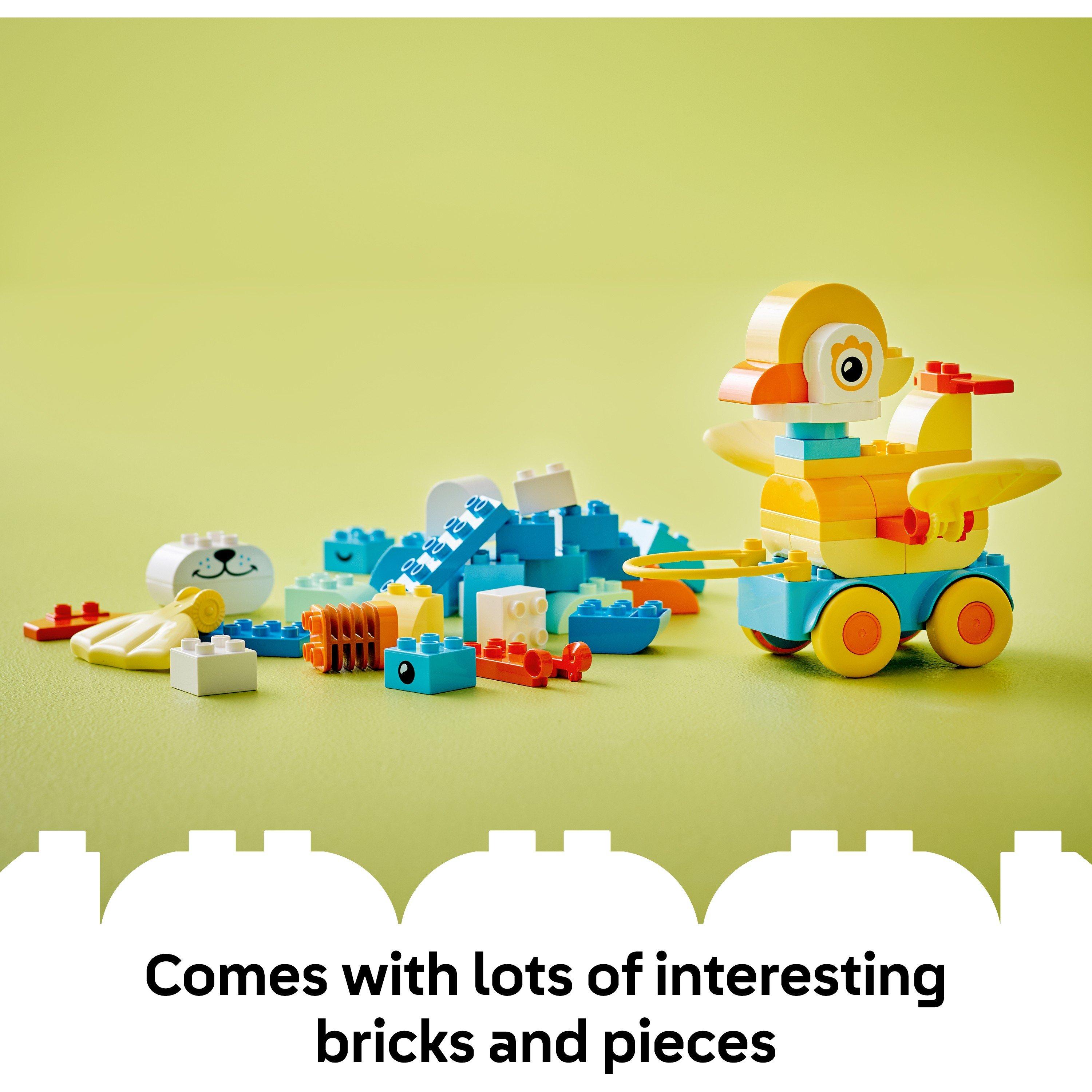 Anmal on Wheels - LEGO - LEGO® DUPLO® Town 3in1 Animals on Wheels Building Toy for Imaginative Play 10448 - 6