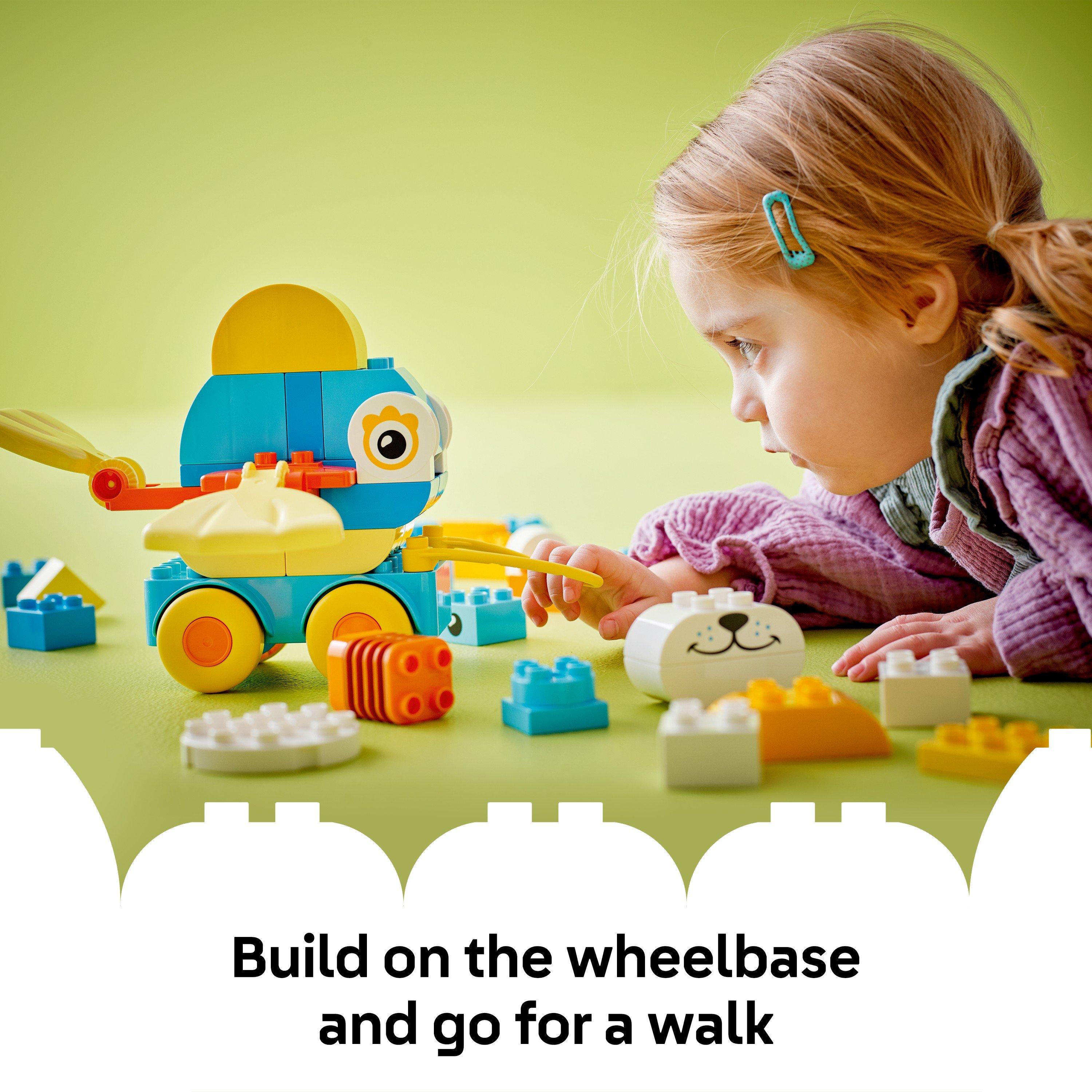 Anmal on Wheels - LEGO - LEGO® DUPLO® Town 3in1 Animals on Wheels Building Toy for Imaginative Play 10448 - 7