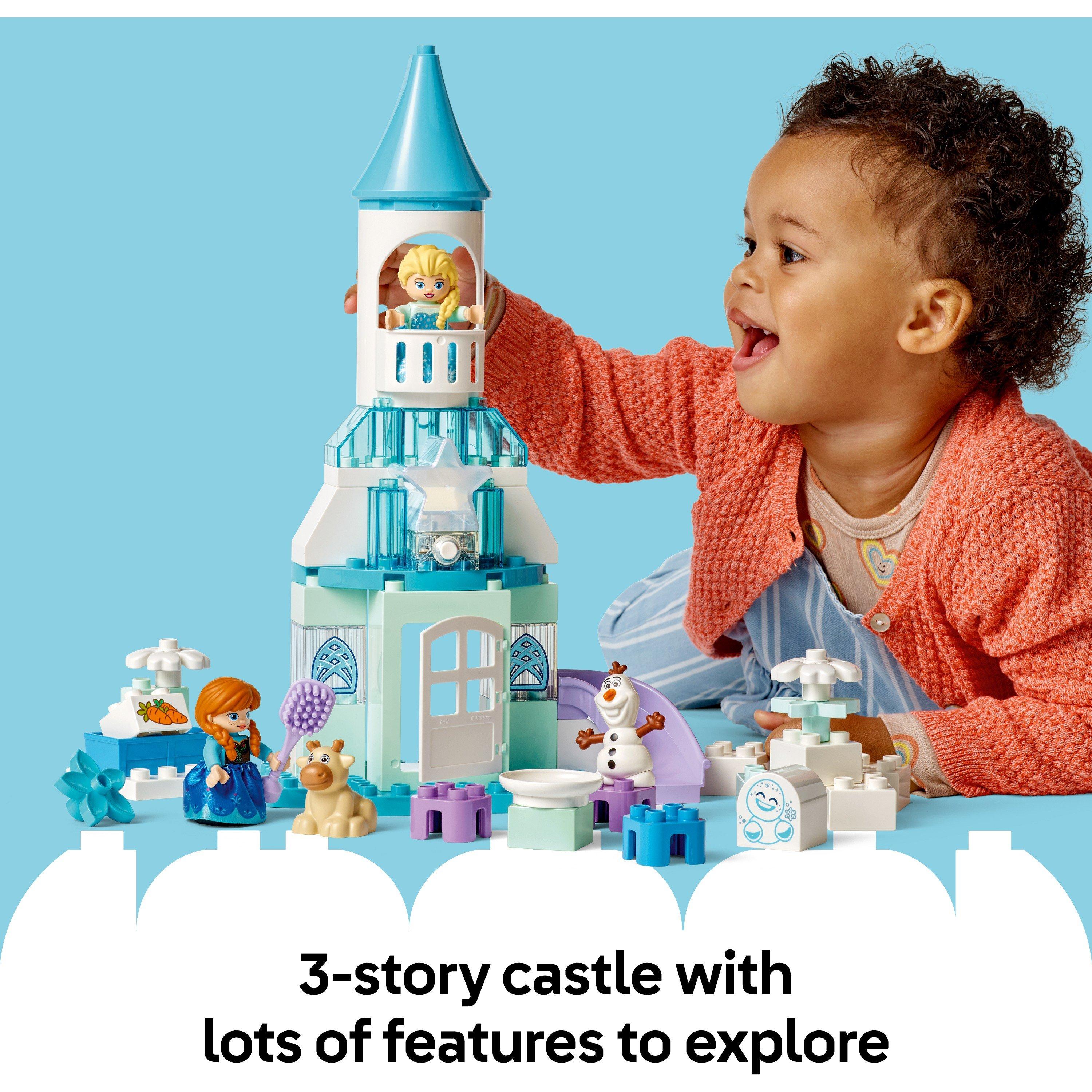 Frozen Castle - LEGO - LEGO® DUPLO® Disney Anna and Elsa’s Frozen Castle Party Buildable Toddler Toy 10455 - 8