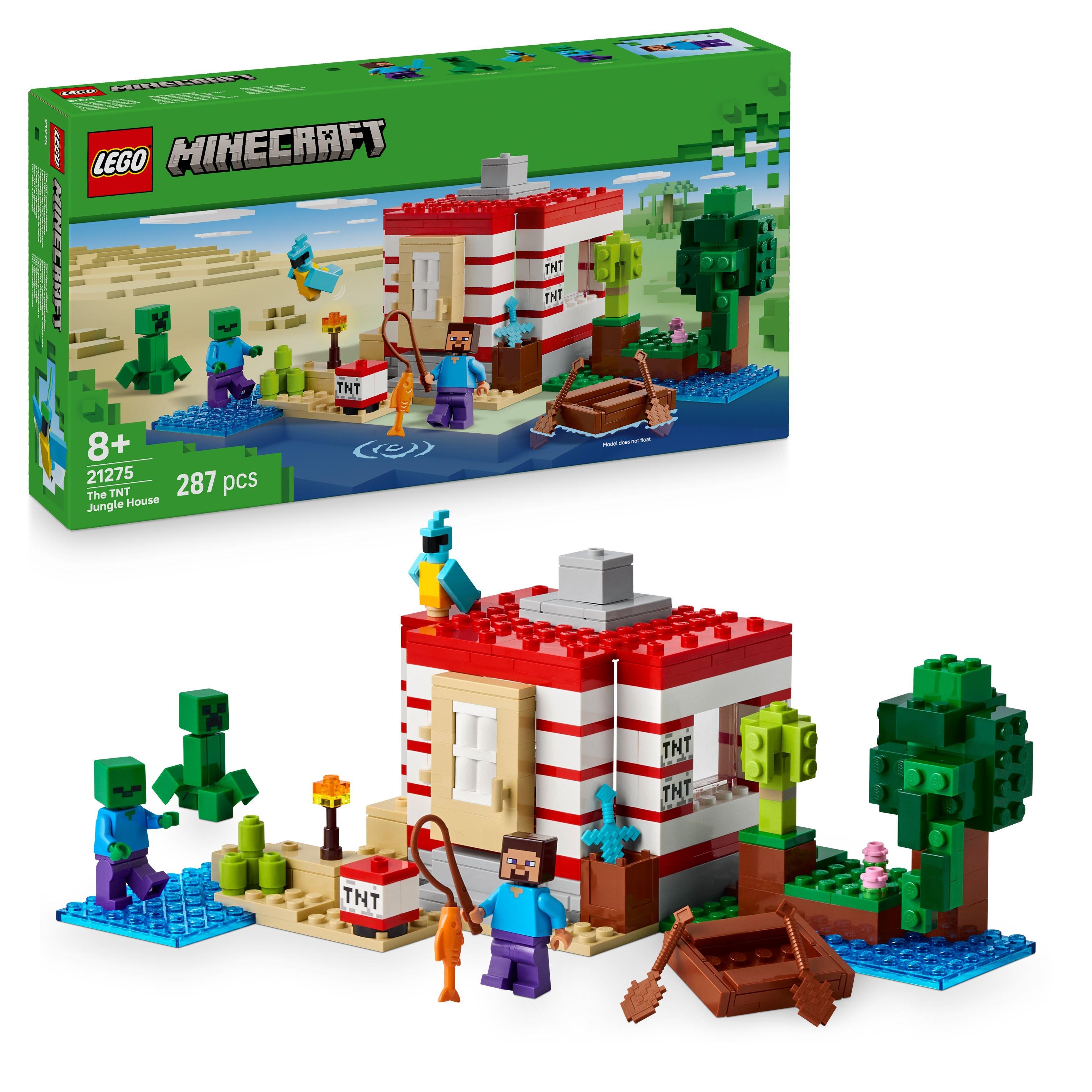 TNT House - LEGO - LEGO® Minecraft® The TNT Jungle House Video Game Collectible Toy 21275 - 1