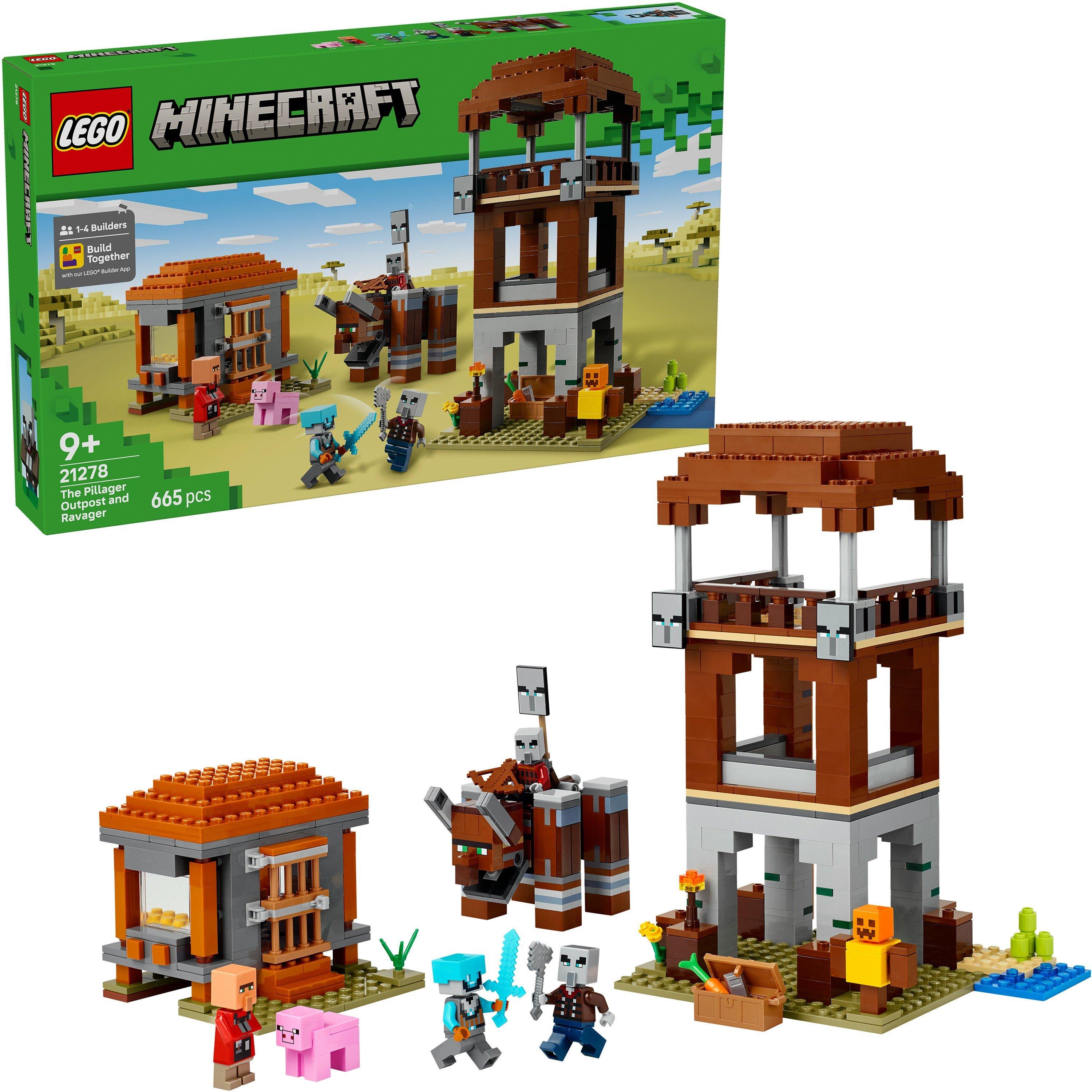 Pillage Outpost - LEGO - LEGO® Minecraft® The Pillager Outpost and Ravager Gamer Building Toy Gift 21278 - 1