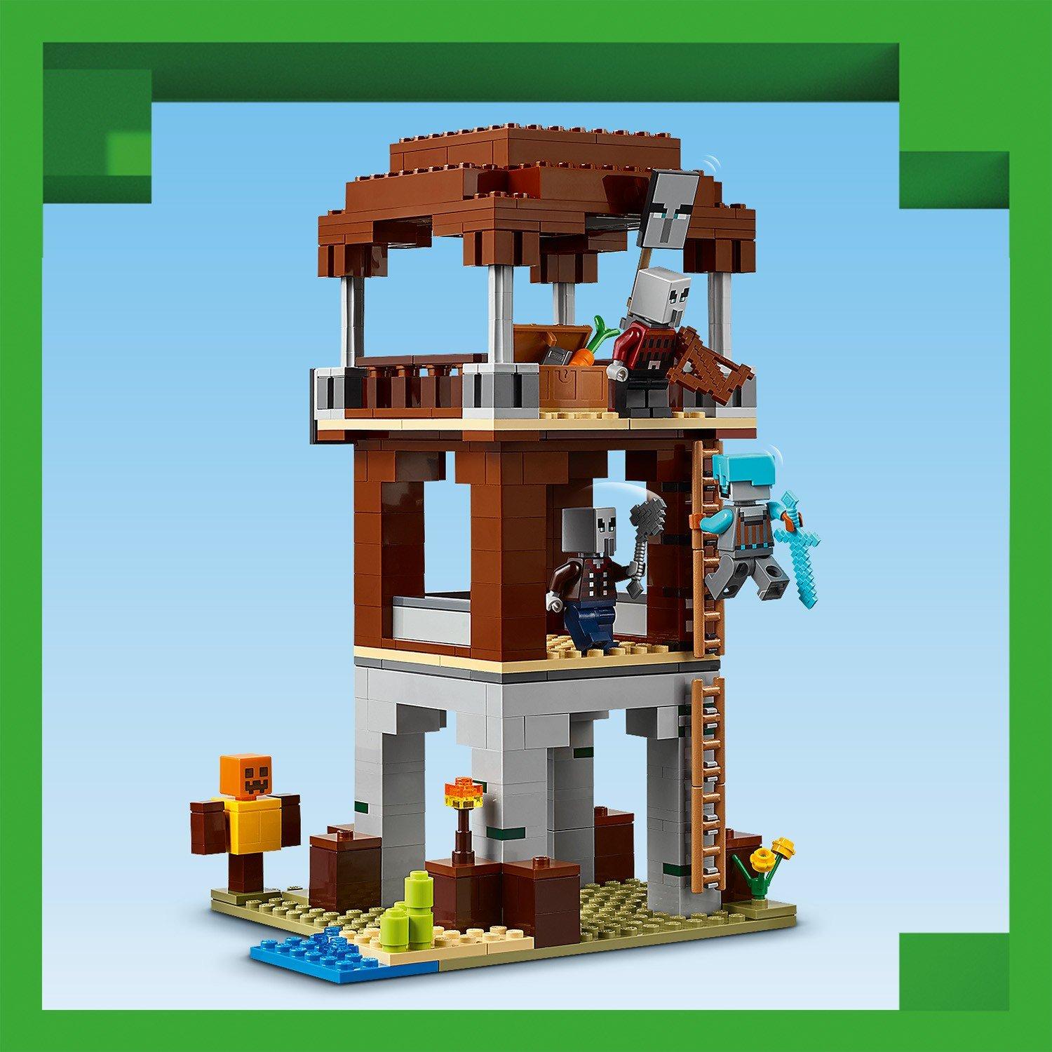 Pillage Outpost - LEGO - LEGO® Minecraft® The Pillager Outpost and Ravager Gamer Building Toy Gift 21278 - 11