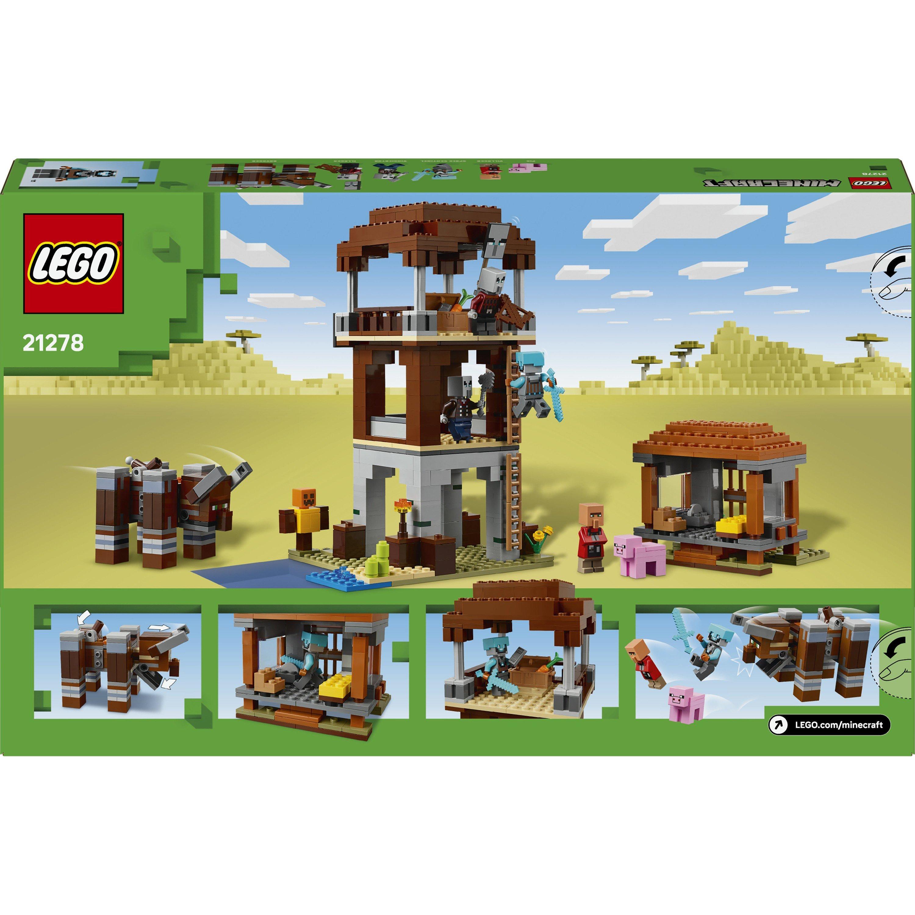 Pillage Outpost - LEGO - LEGO® Minecraft® The Pillager Outpost and Ravager Gamer Building Toy Gift 21278 - 9
