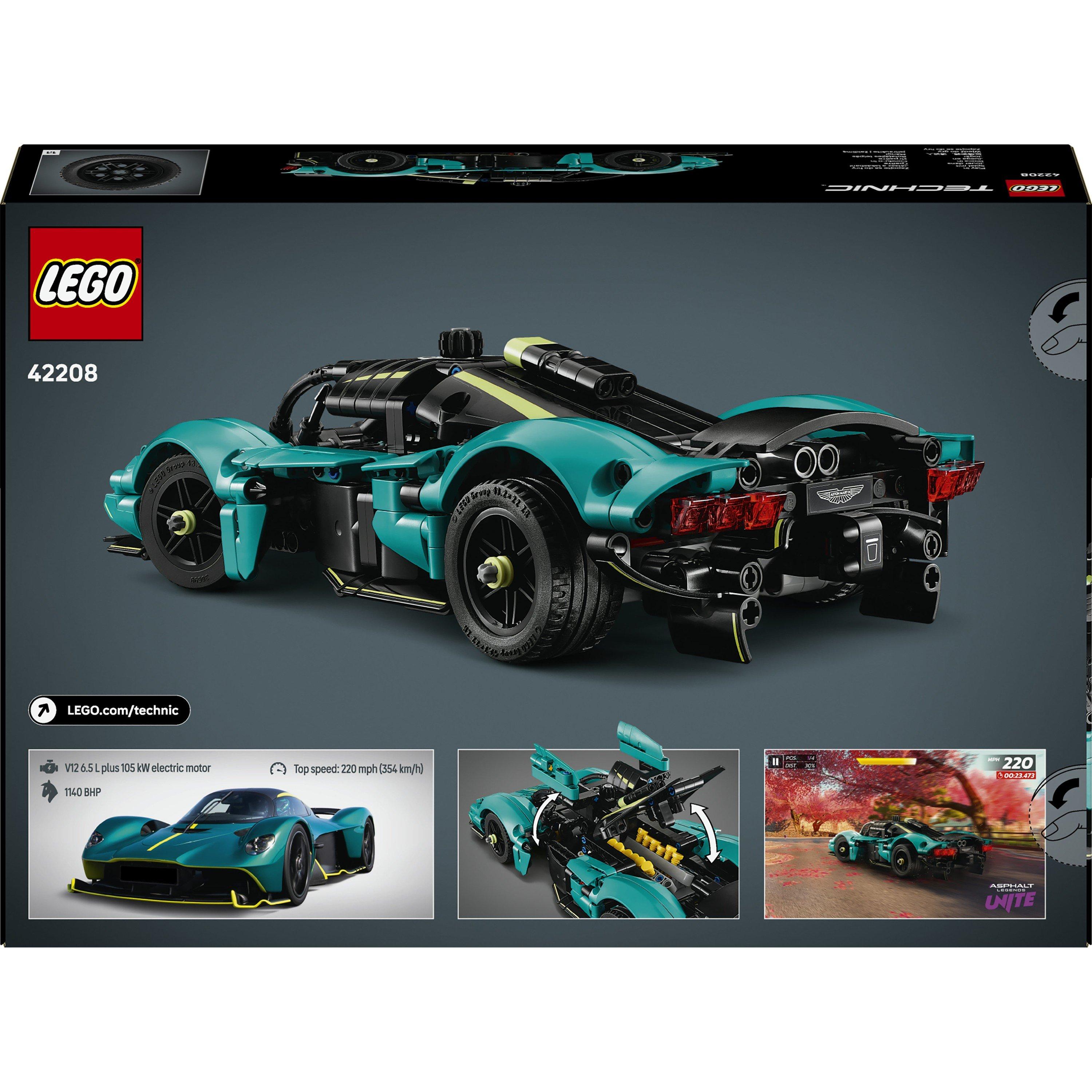Ast Mar Valkyri - LEGO - LEGO® Technic Aston Martin Valkyrie Buildable Car Model Kit 42208 - 9