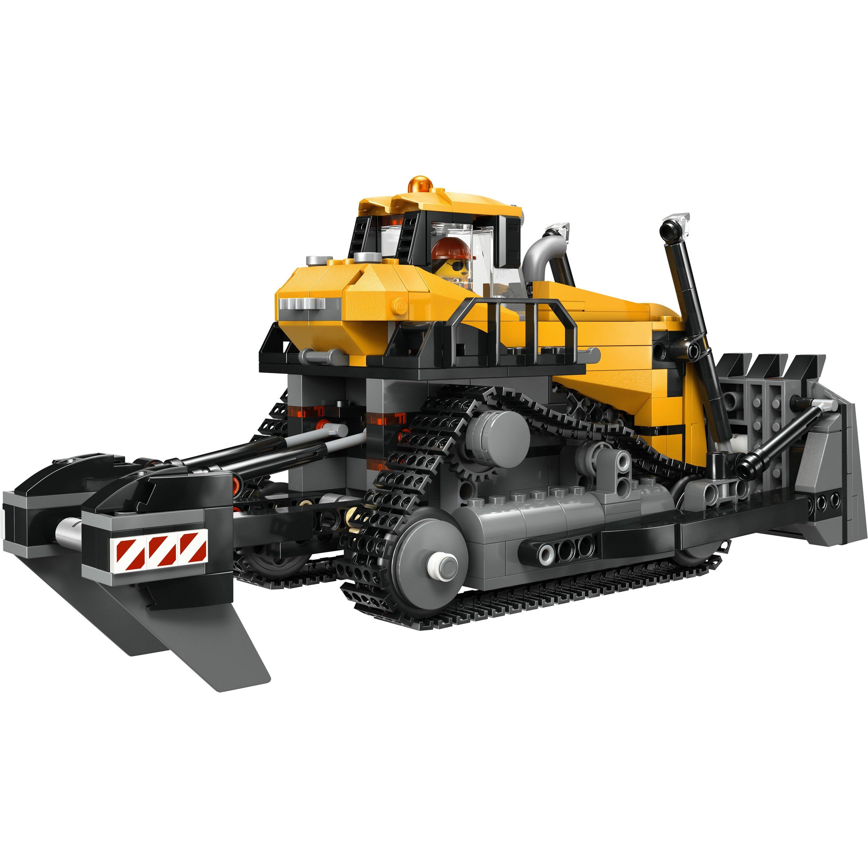 Žuti buldožer - LEGO - LEGO® City Yellow Bulldozer Construction Site Building Toy Playset 60466 - 13