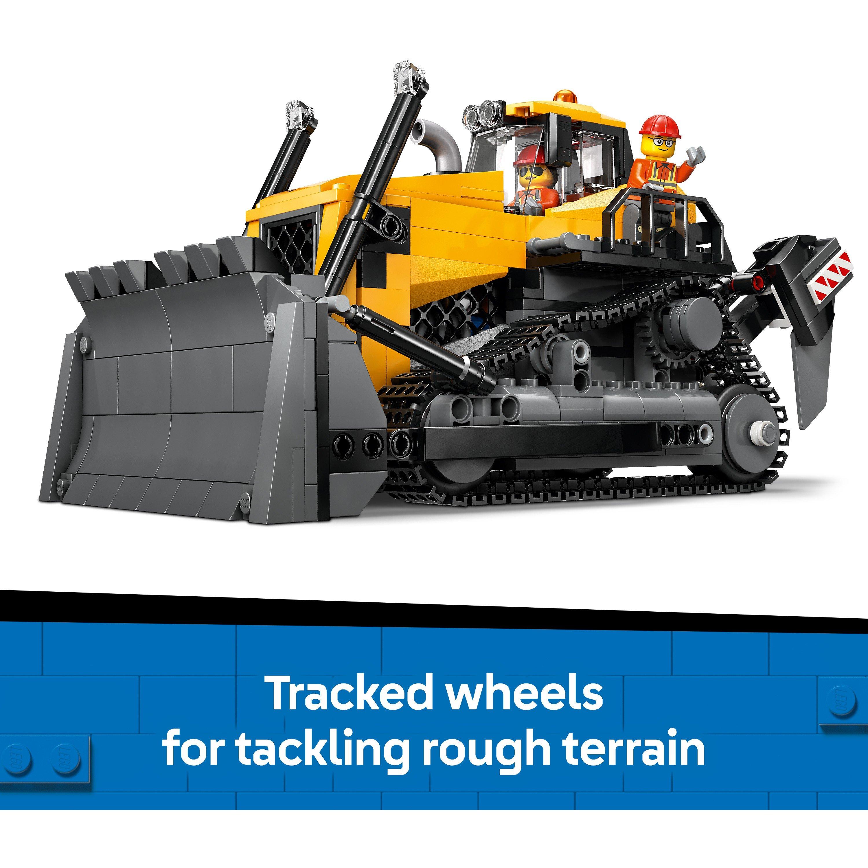 Žuti buldožer - LEGO - LEGO® City Yellow Bulldozer Construction Site Building Toy Playset 60466 - 4
