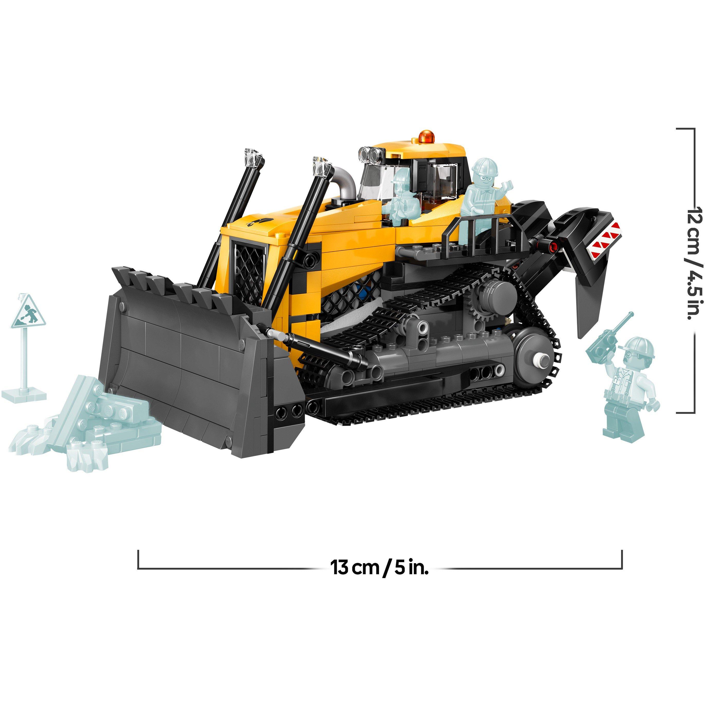 Žuti buldožer - LEGO - LEGO® City Yellow Bulldozer Construction Site Building Toy Playset 60466 - 8
