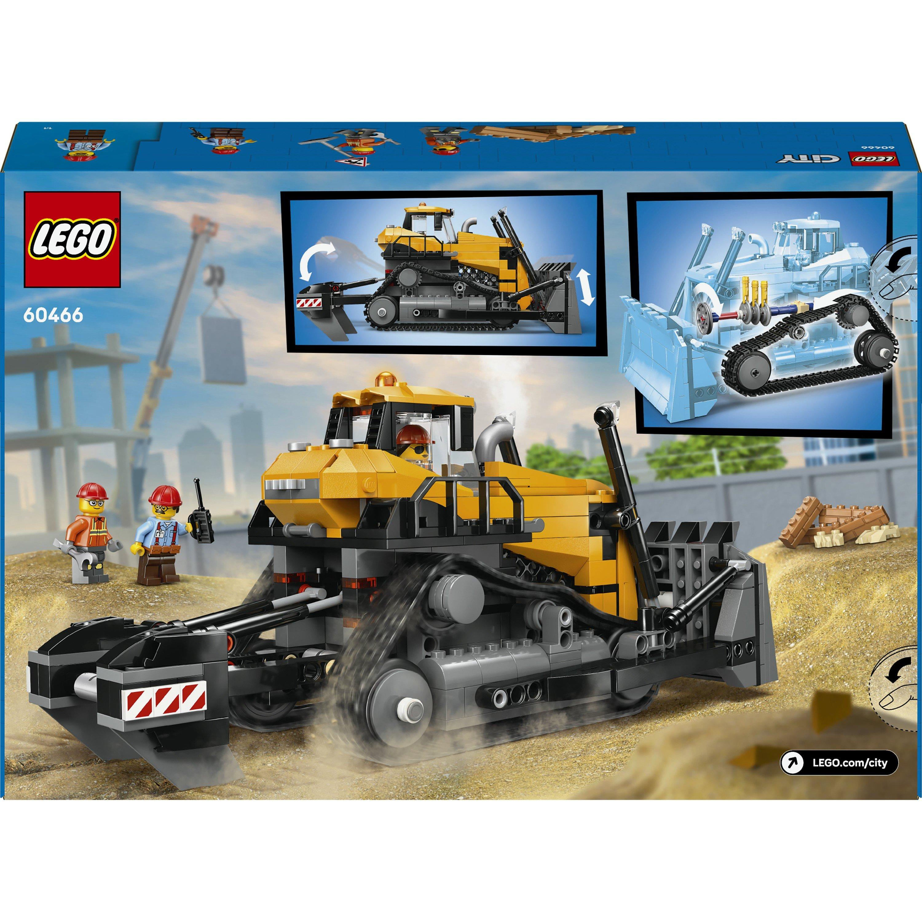 Žuti buldožer - LEGO - LEGO® City Yellow Bulldozer Construction Site Building Toy Playset 60466 - 9