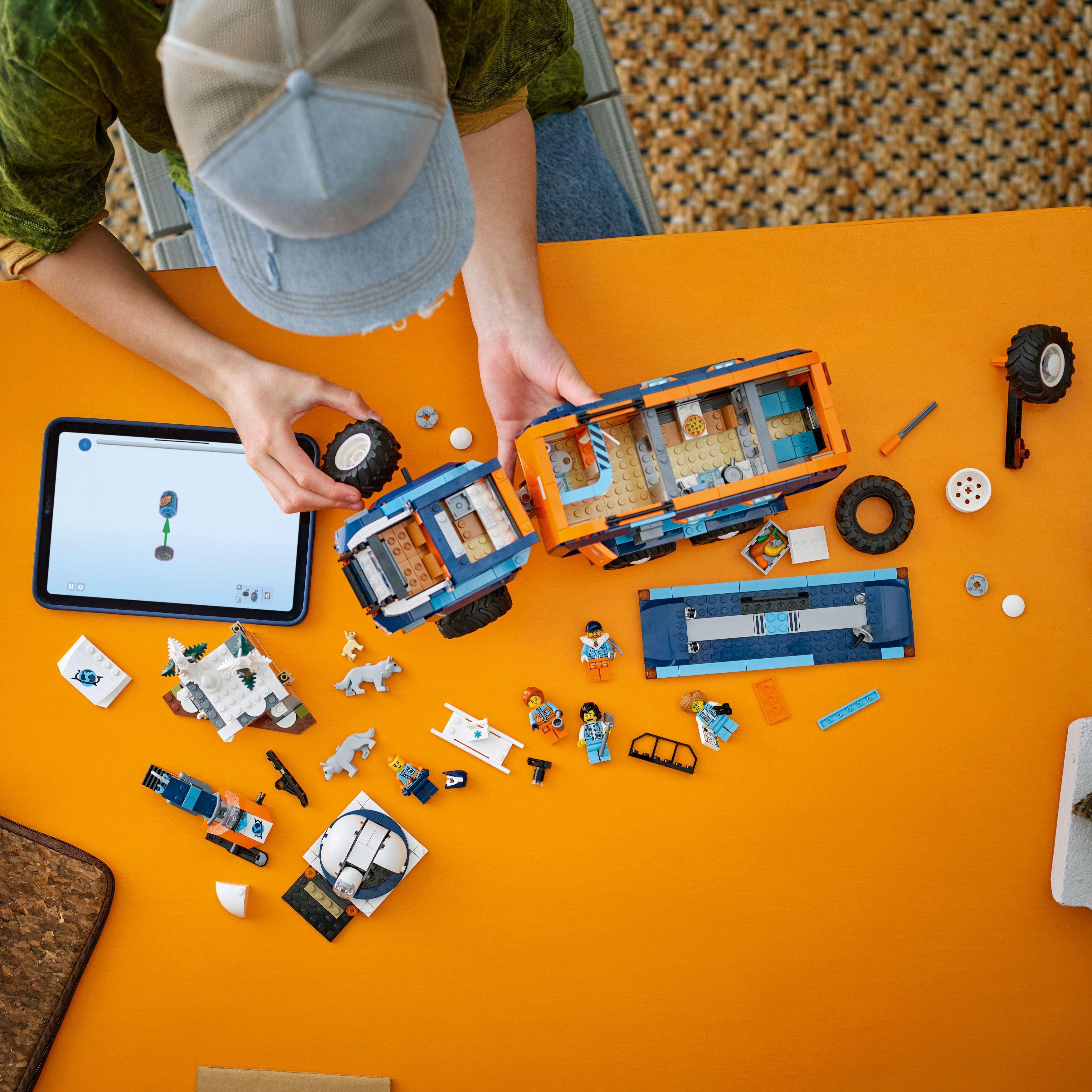 Wissenschafts-Lkw - LEGO - LEGO® City Arctic Explorer Science Lab Truck Toy Building Set 60471 - 2