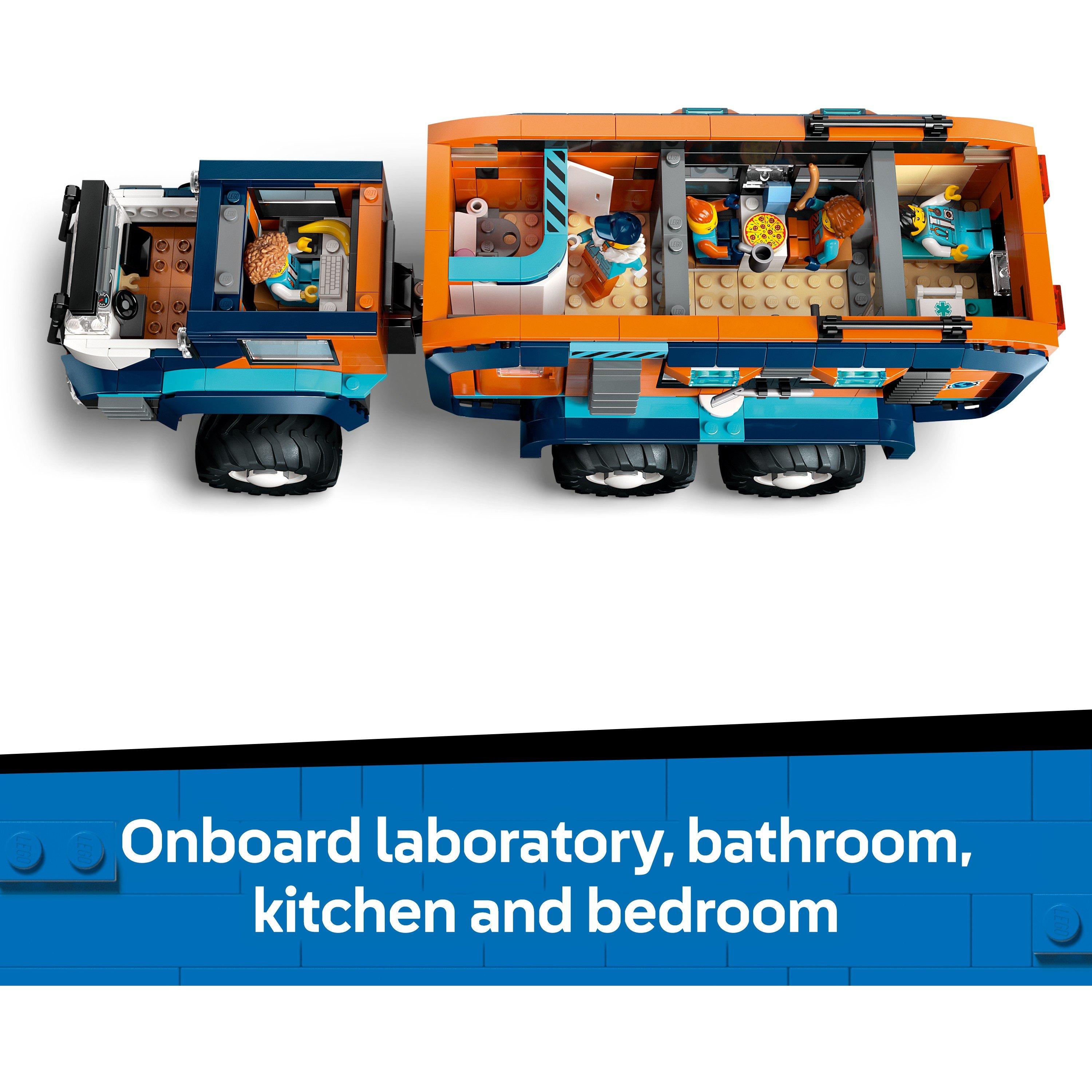 Wissenschafts-Lkw - LEGO - LEGO® City Arctic Explorer Science Lab Truck Toy Building Set 60471 - 5