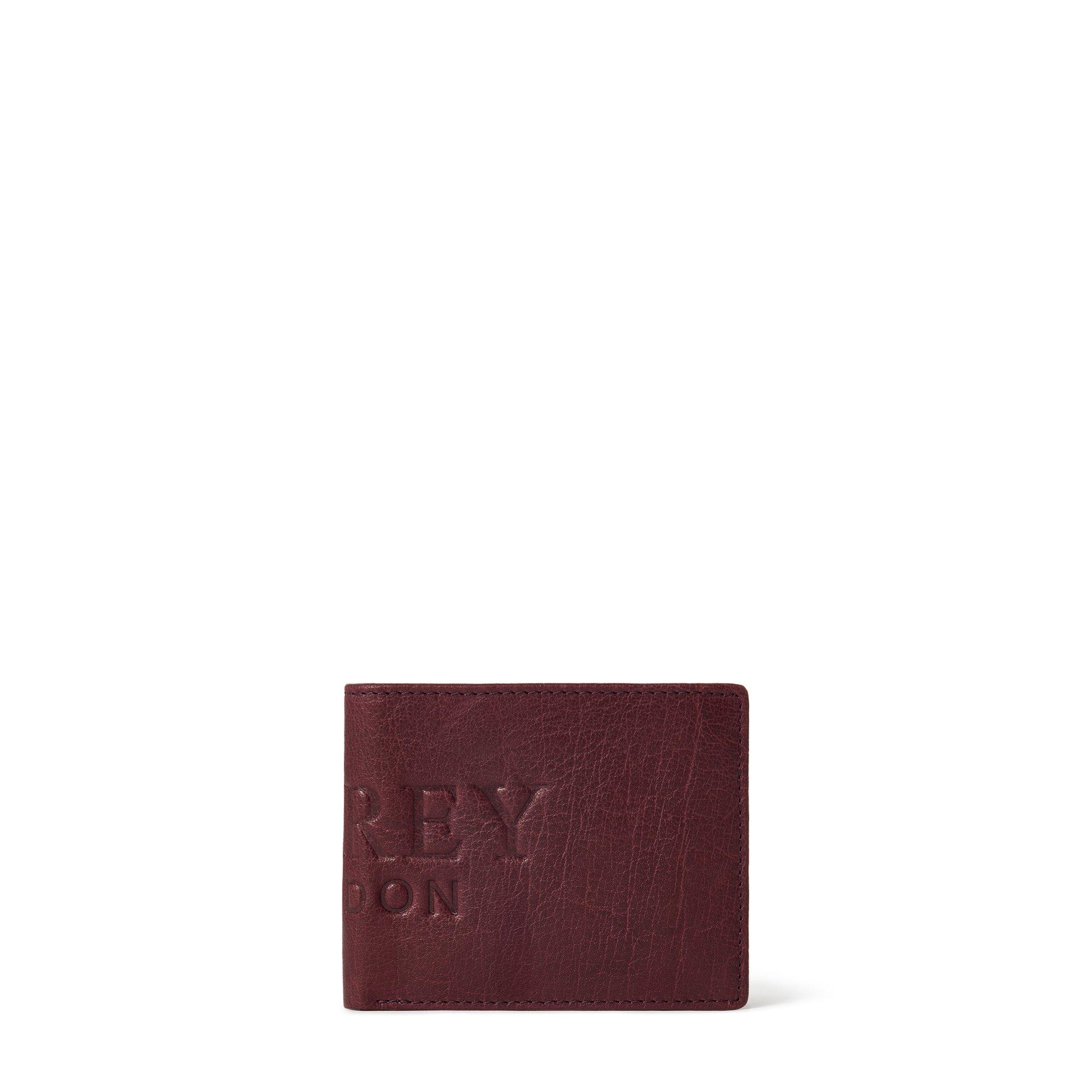 Osprey London Men's Osprey Barker Bifold Wallet - Bordeaux