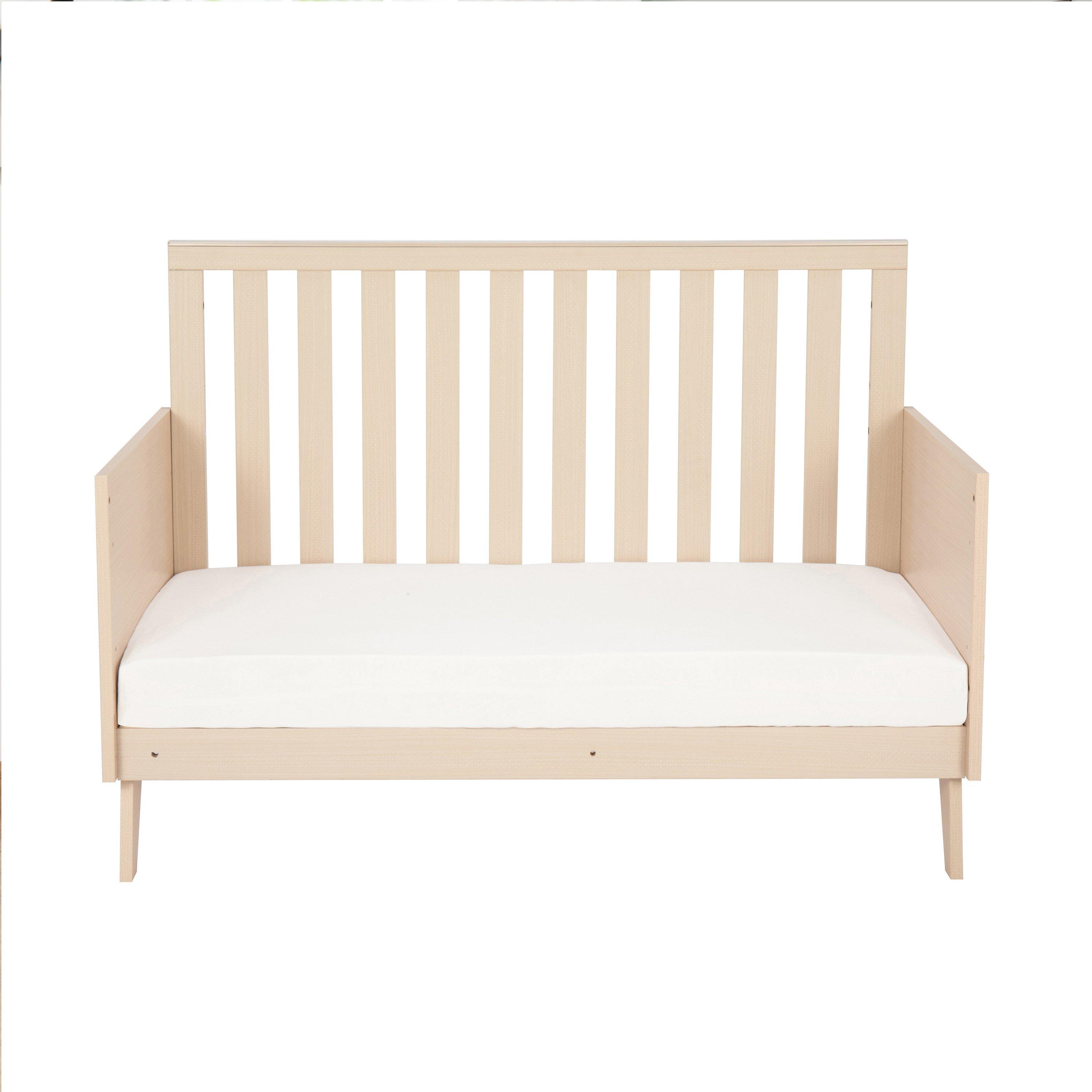 Natural - Babymore - Babymore Dante Mini Cot Bed - Natural - 8