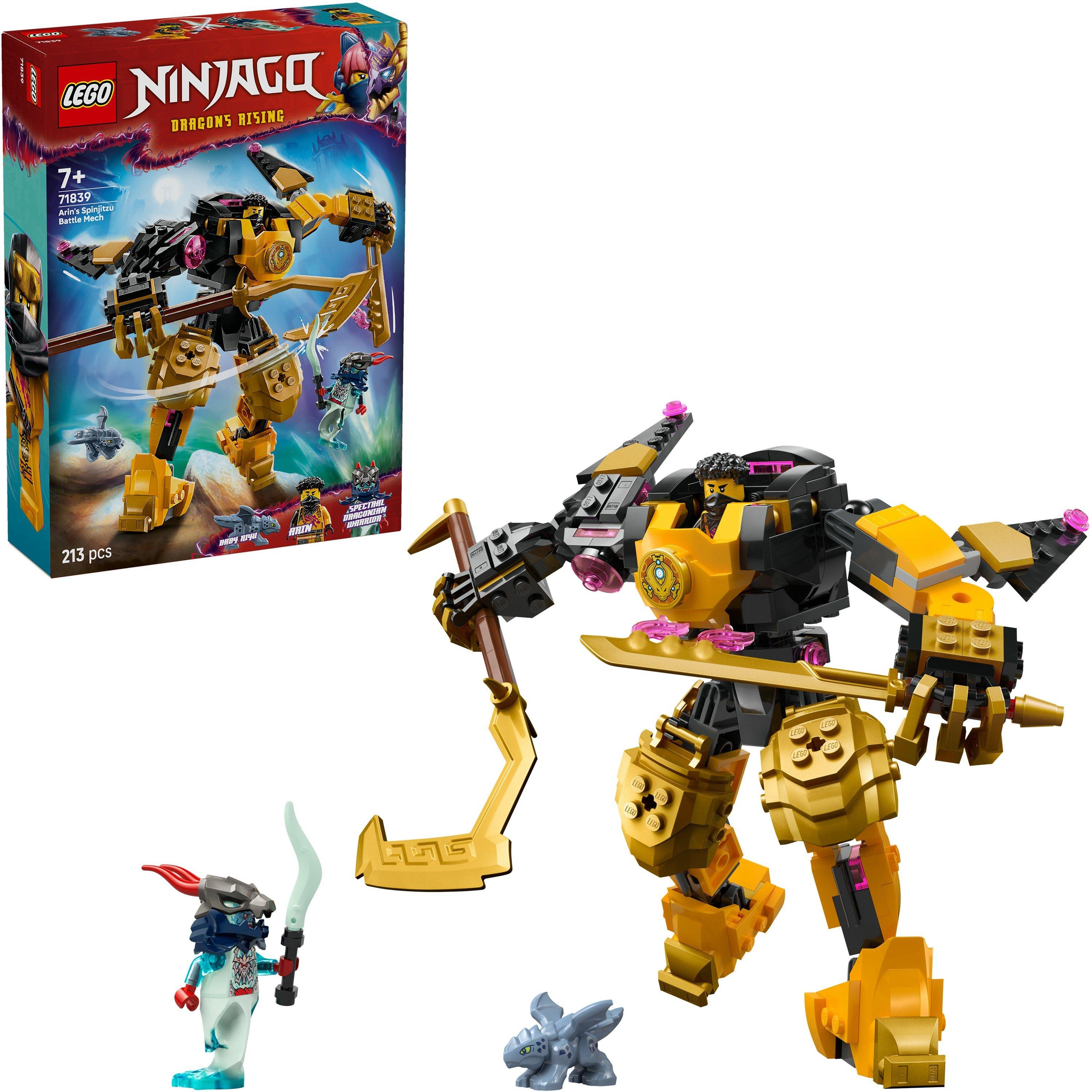 Spinjitz Battle - LEGO - LEGO® NINJAGO® Arin’s Spinjitzu Battle Mech Toy Set 71839 - 1