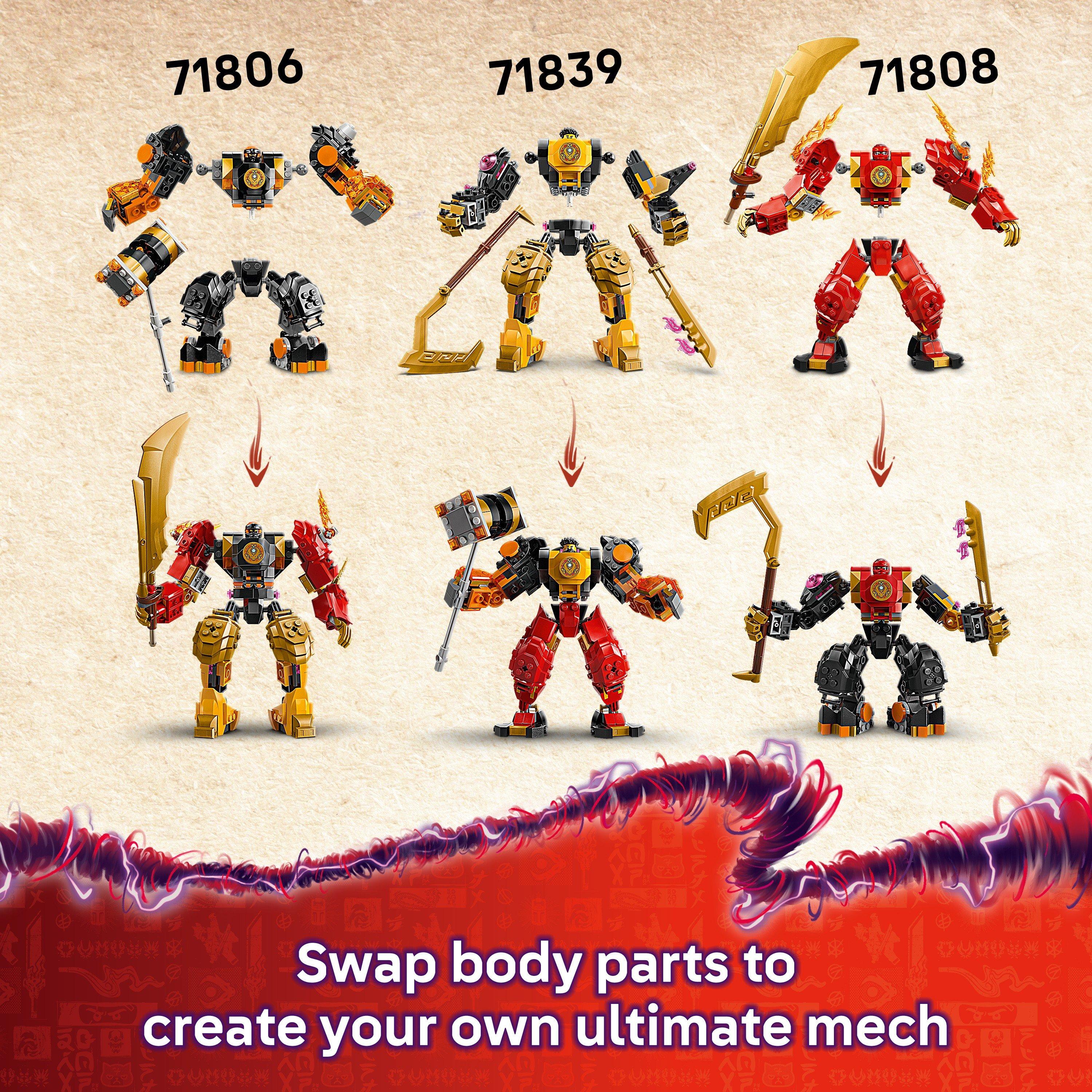 Spinjitz Battle - LEGO - LEGO® NINJAGO® Arin’s Spinjitzu Battle Mech Toy Set 71839 - 5