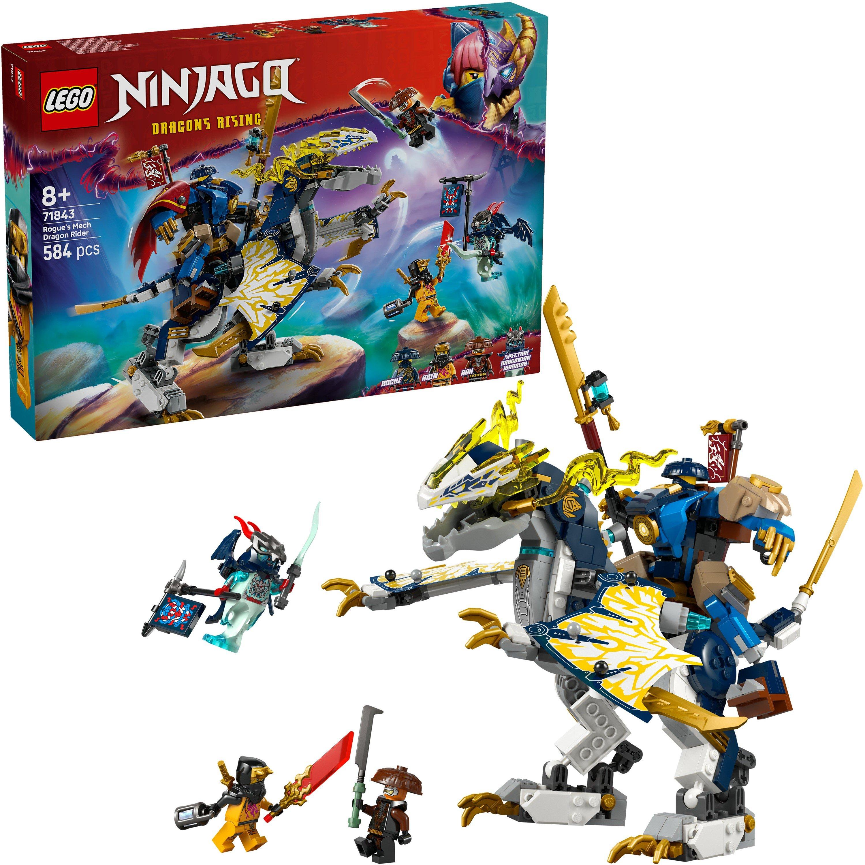 Cavalier Dragon - LEGO - LEGO® NINJAGO® Rogue’s Mech Dragon Rider Ninja Toy 71843 - 1