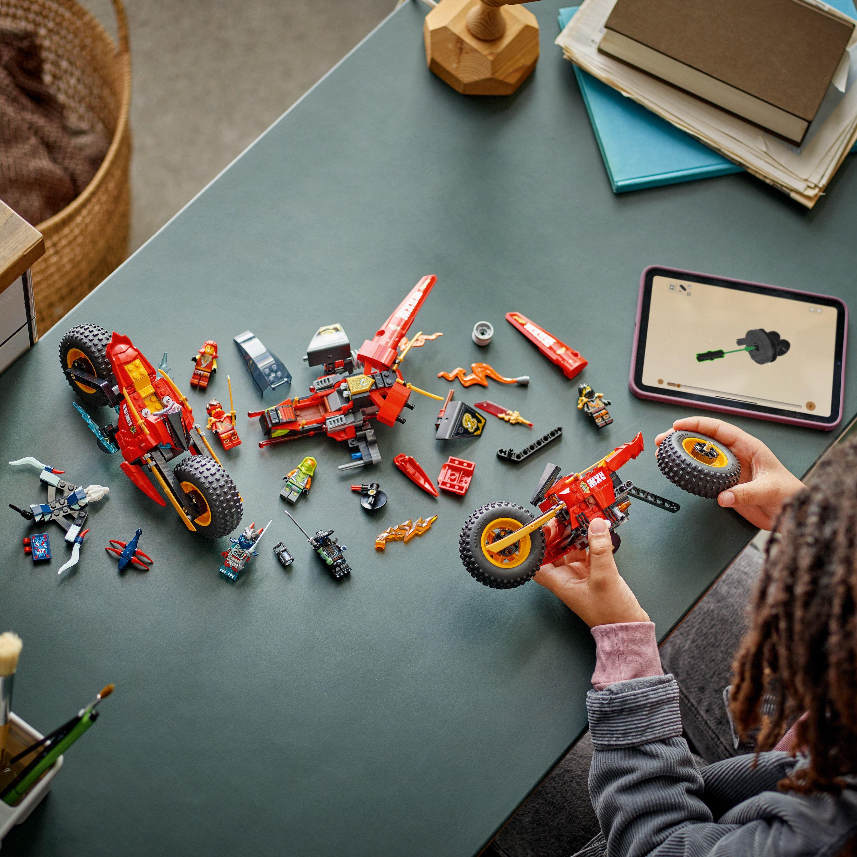 Gevechtsvoertuig - LEGO - LEGO® NINJAGO® Ninja Combat Vehicle 3-in-1 Toy Building Set 71844 - 2