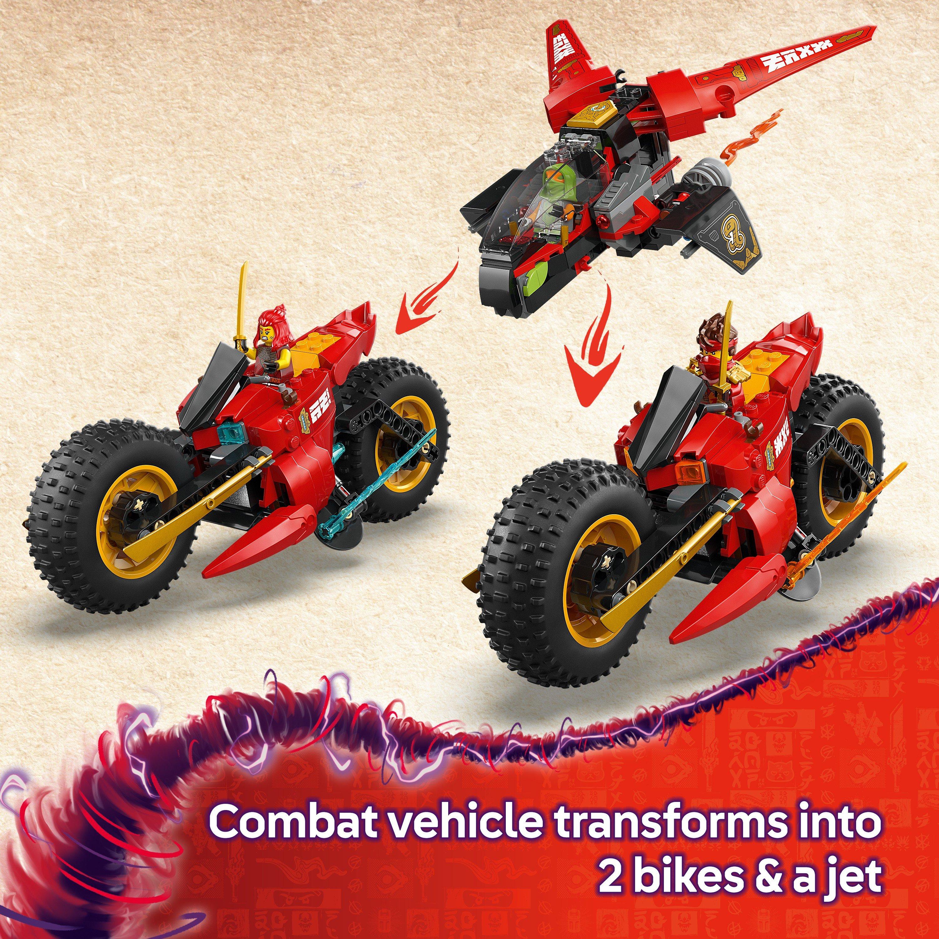 Combat Vehicle - LEGO - LEGO® NINJAGO® Ninja Combat Vehicle 3-in-1 Toy Building Set 71844 - 4