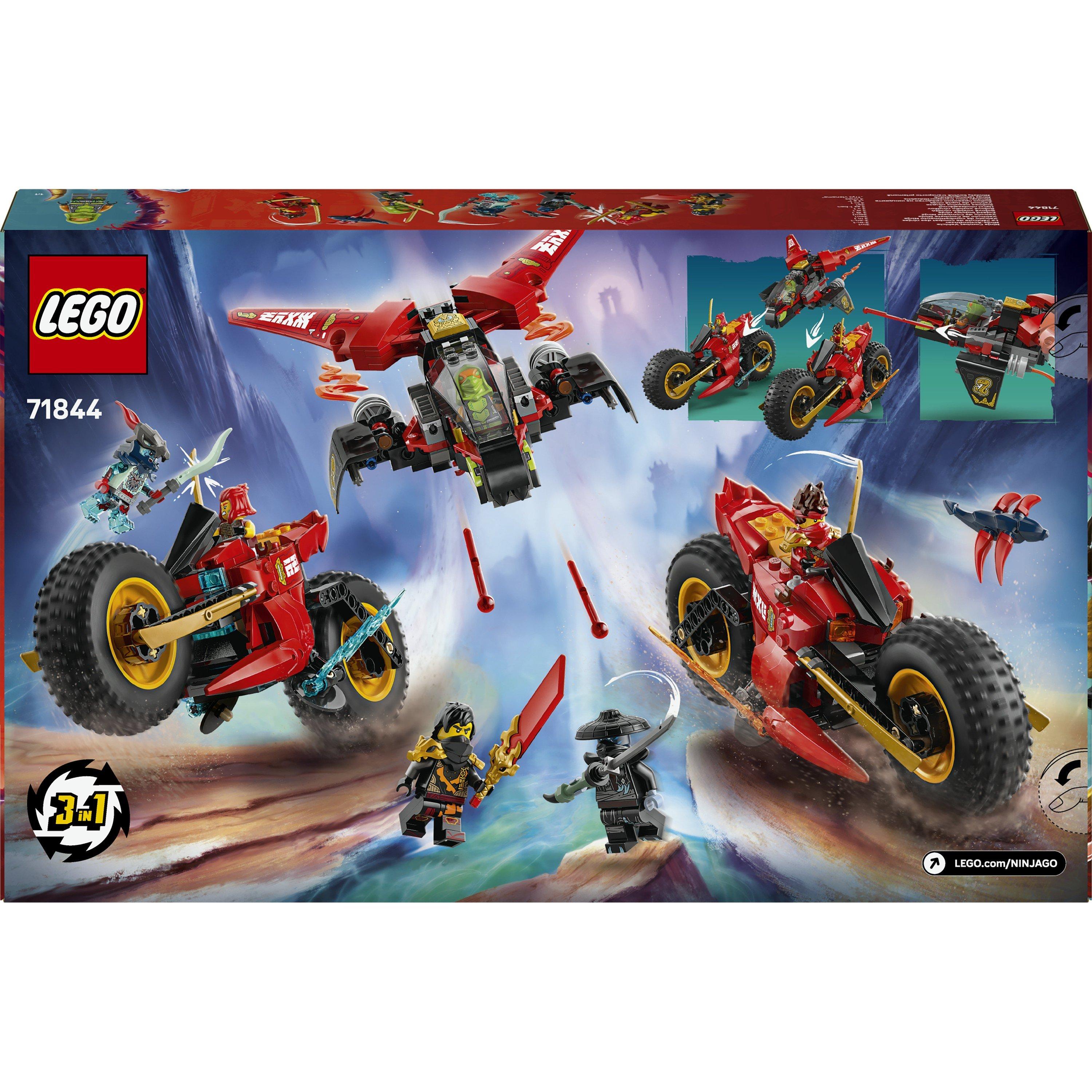 Combat Vehicle - LEGO - LEGO® NINJAGO® Ninja Combat Vehicle 3-in-1 Toy Building Set 71844 - 9