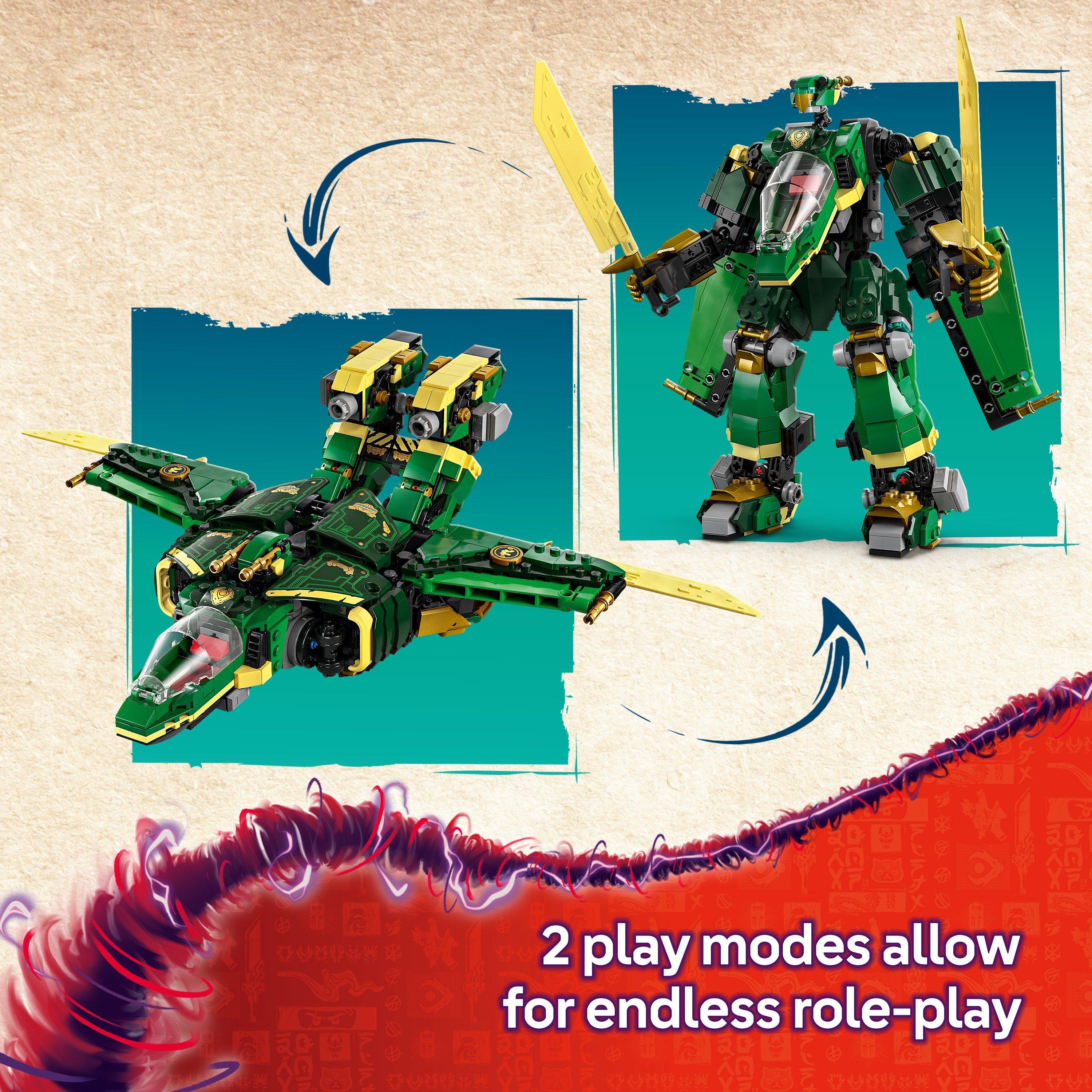 Lloyds Jet Mech - LEGO - LEGO® NINJAGO® Lloyd’s Jet Mech Ninja Toy Building Kit 71845 - 4
