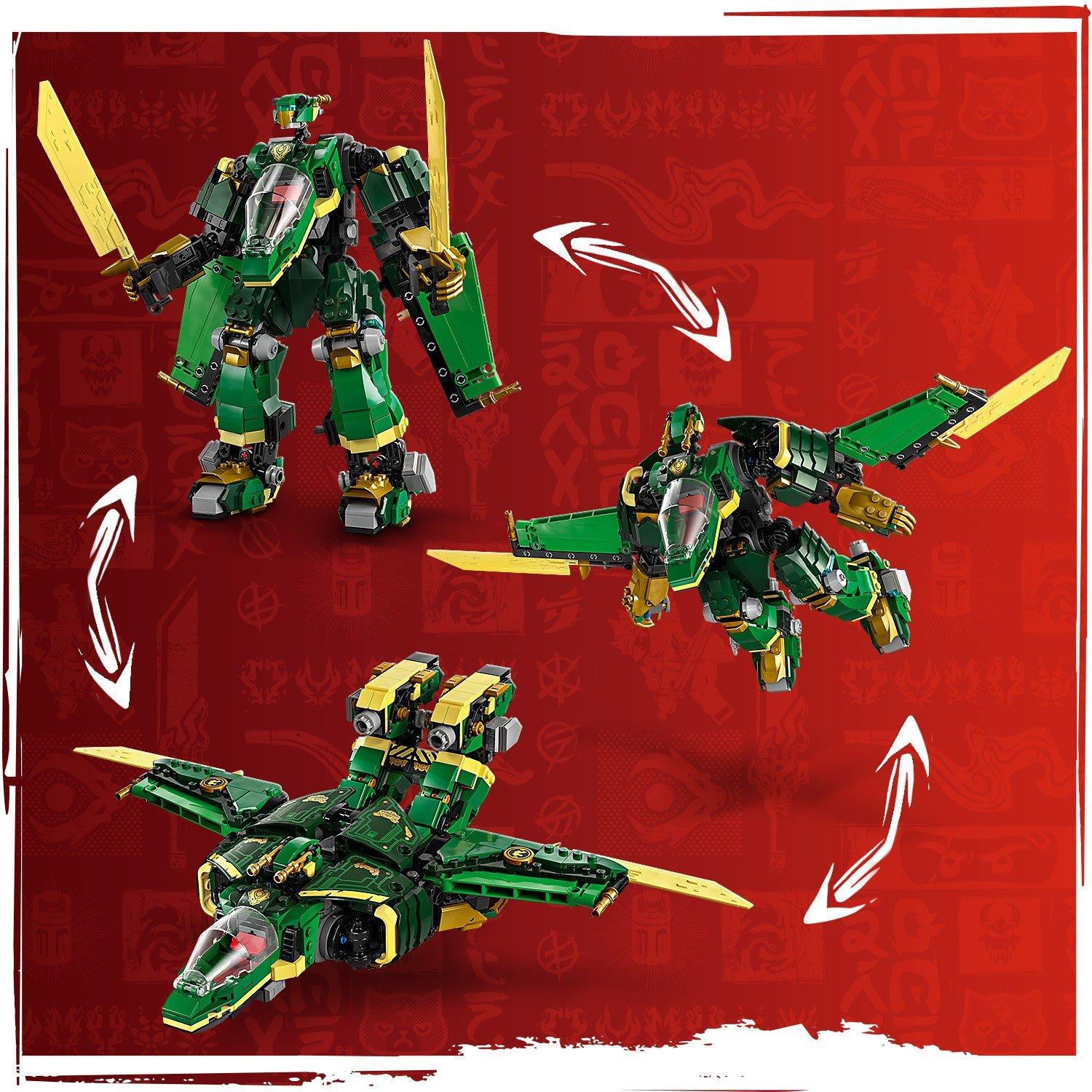 Lloyds Jet Mech - LEGO - LEGO® NINJAGO® Lloyd’s Jet Mech Ninja Toy Building Kit 71845 - 10