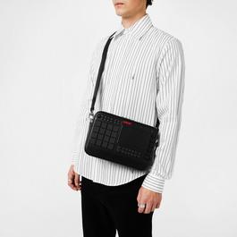 Amiri Drum Machine Leather Cross Body Bag