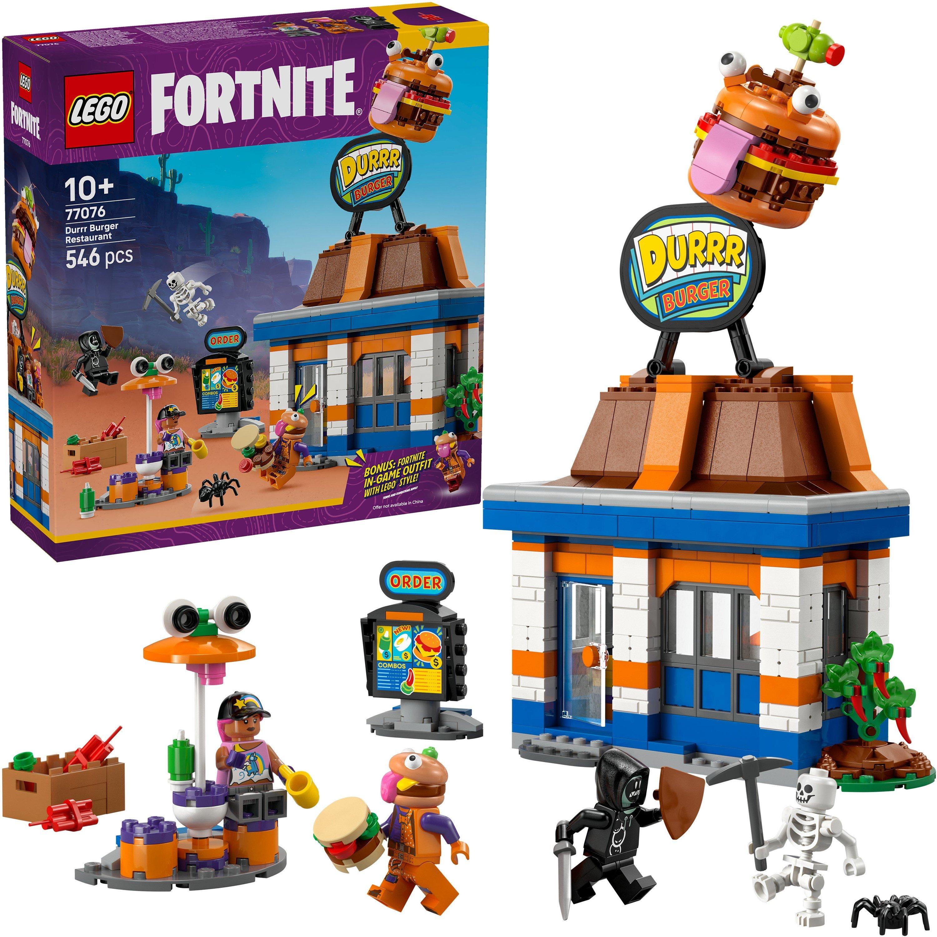 Lego Boys Lego® Fortnite® Durrr Burger Restaurant Video Game Toy 77076 - Durr Restaurant