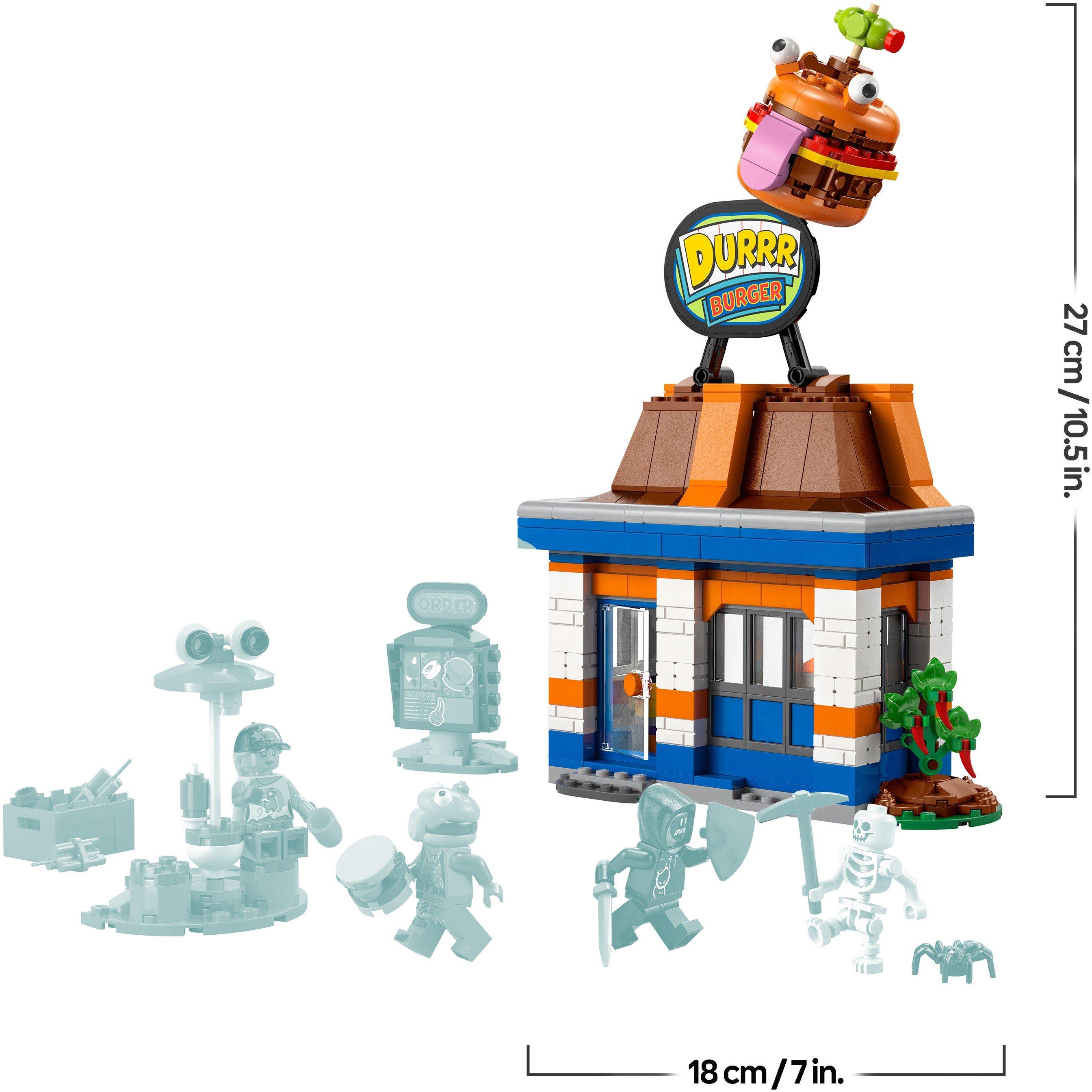 Durr Restaurant - LEGO - LEGO® Fortnite® Durrr Burger Restaurant Video Game Toy 77076 - 8