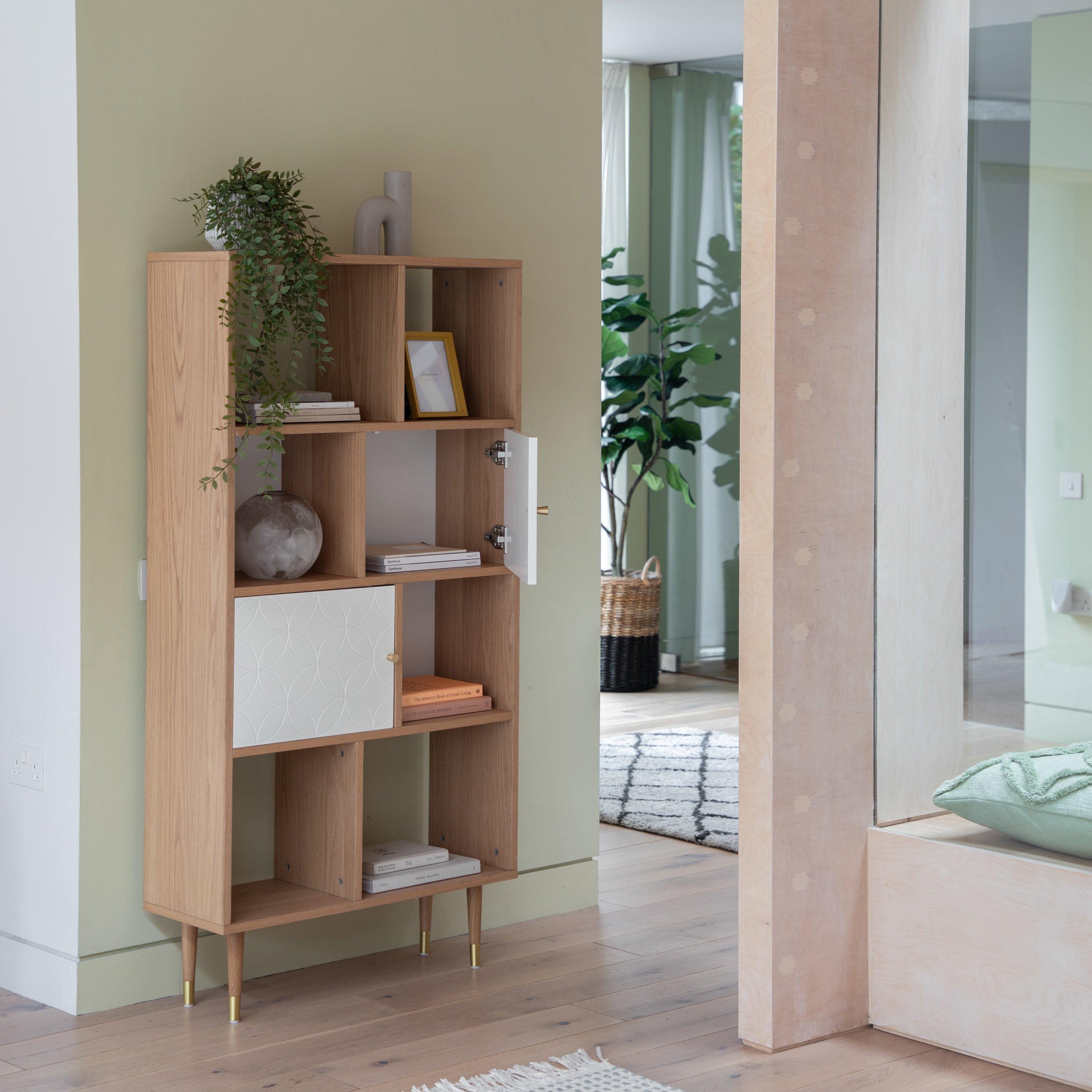 Light Wood - Gallery - Newbury Display Unit Oak - 5