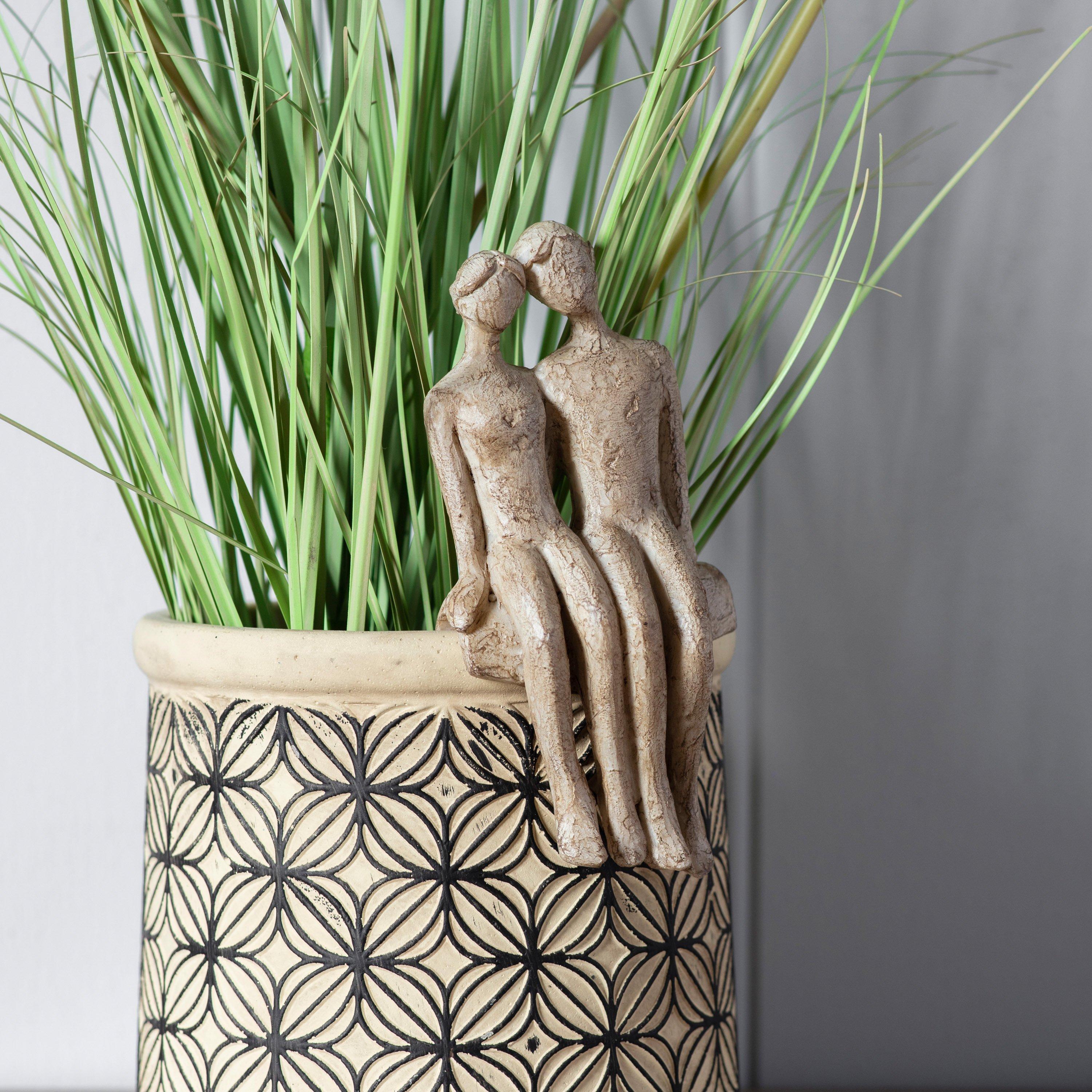 White - Gallery - Pot Hanger Antique White Ornament and Sculpture - 2