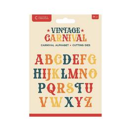Crafters Companion Carnival Alphabet Metal Die