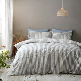 Pineapple Elephant Zanzibar Woven Stripe Duvet Cover Set