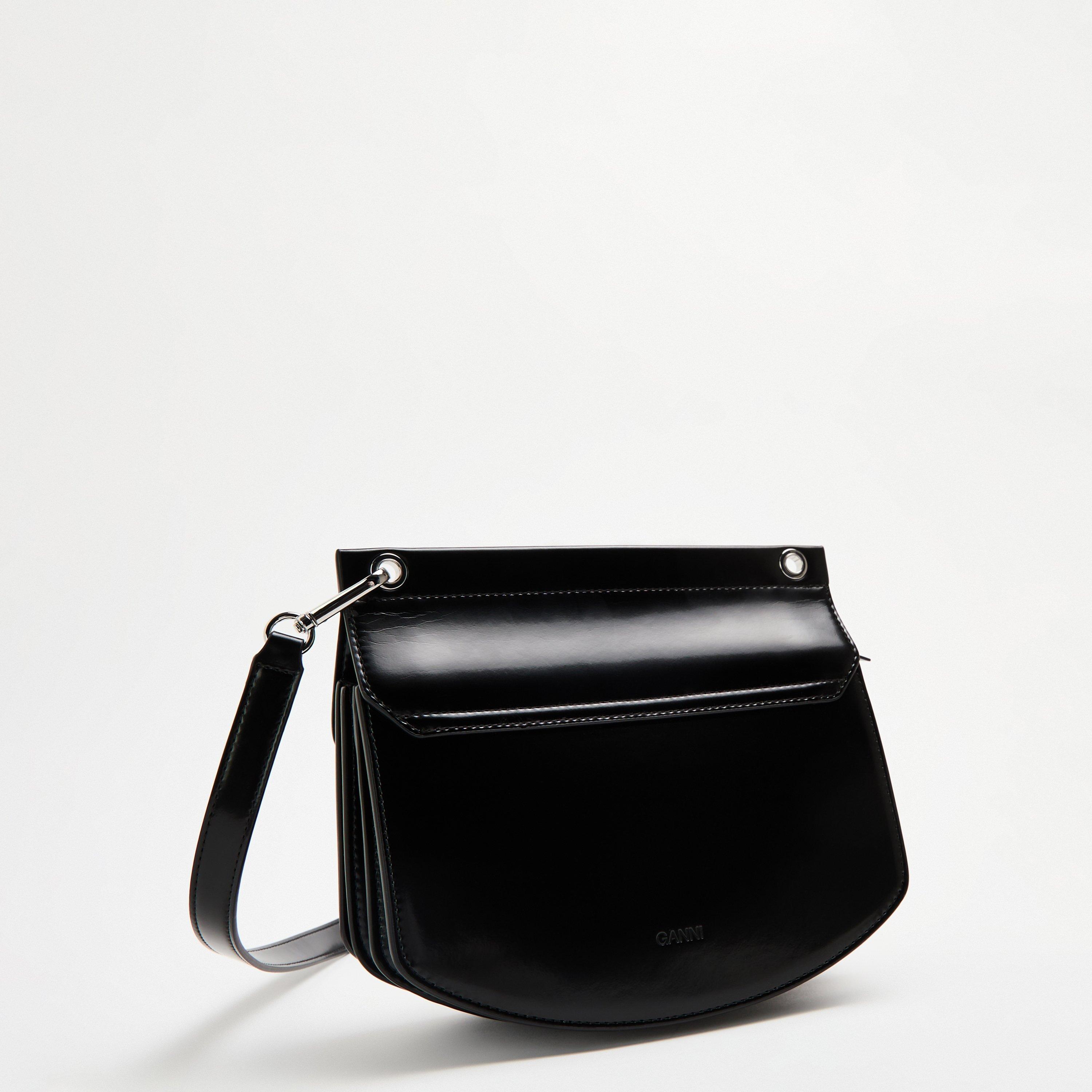 Black - Ganni - Women's Crossbody Bag - 2