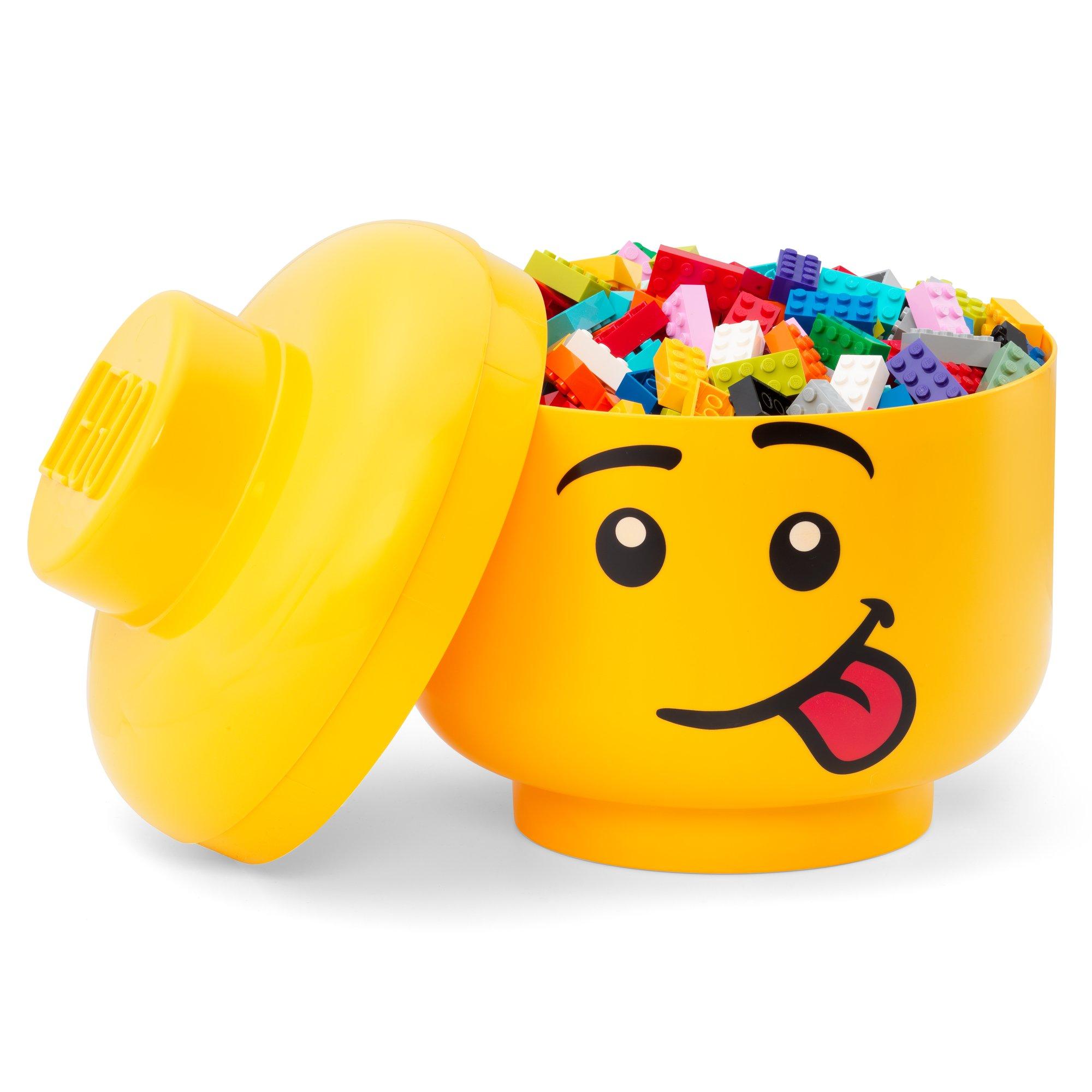 Lego  Kids Silly Large Storage Head - Yellow - Large