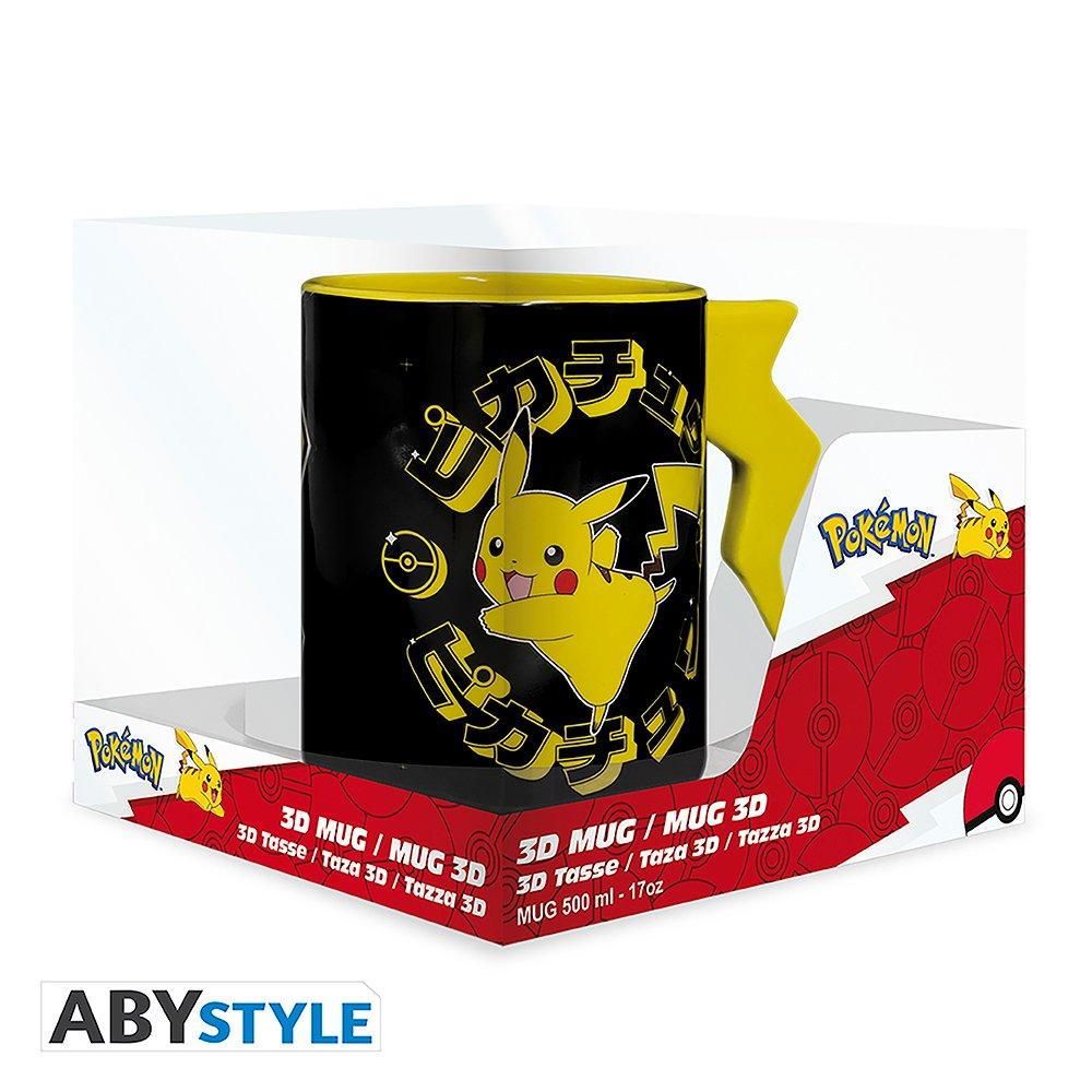 GB Eye Pokémon MUG 3D HANDLE PIKACHU LIGHTNING BOLT