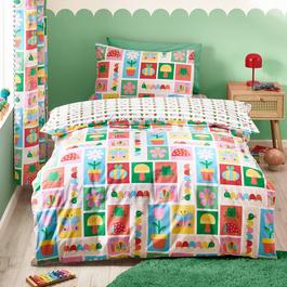 Catherine Lansfield Curious Caterpillar Reversible Duvet Cover Set