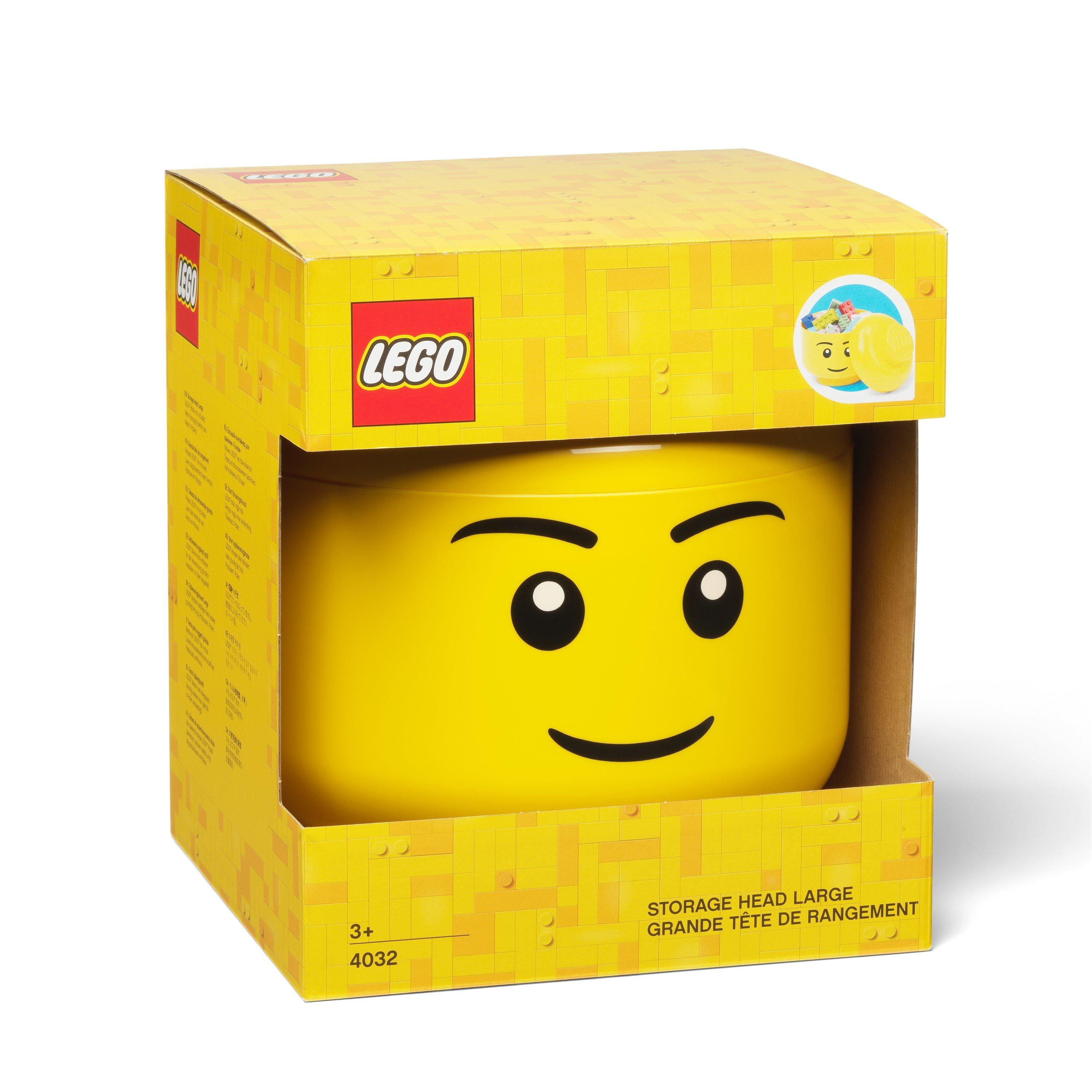 Yellow - LEGO - Boy Large Storage Head - 2