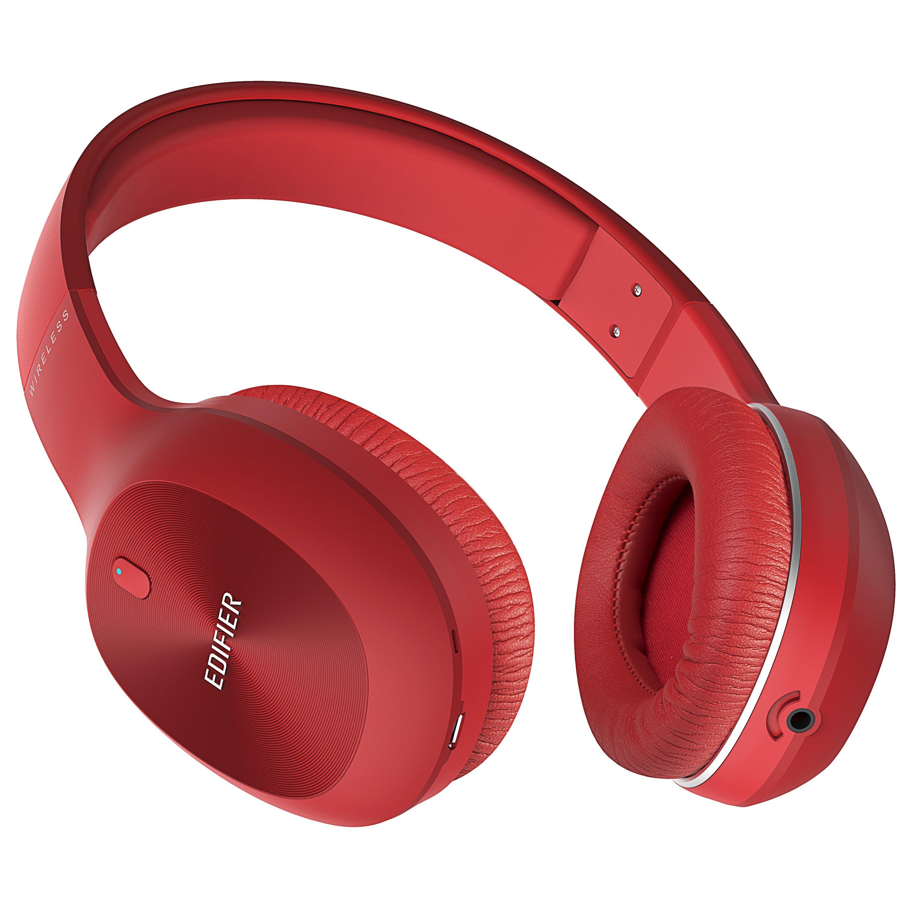 Red - Edifier - W800BT Plus Bluetooth Headphones Red - 2