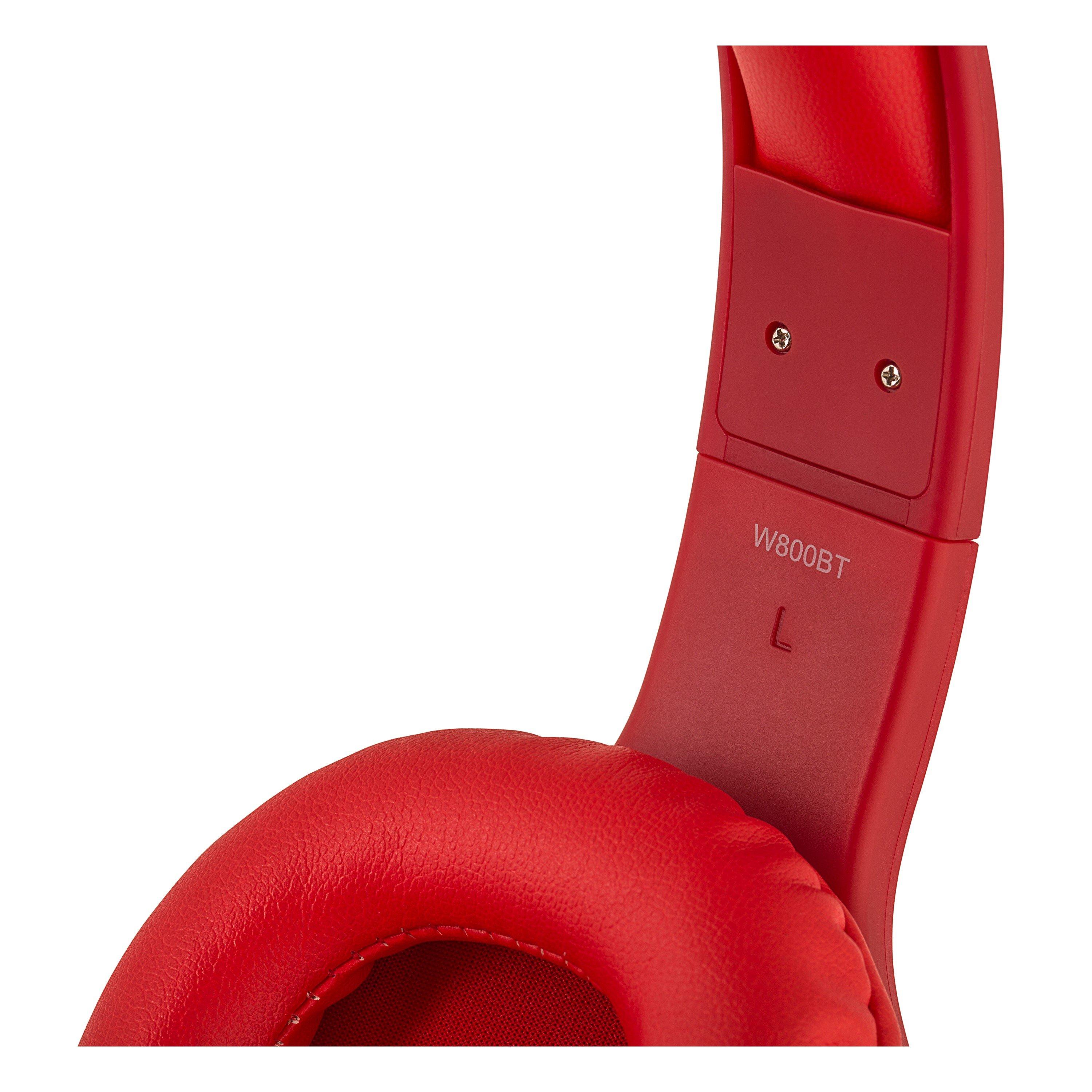 Red - Edifier - W800BT Plus Bluetooth Headphones Red - 3