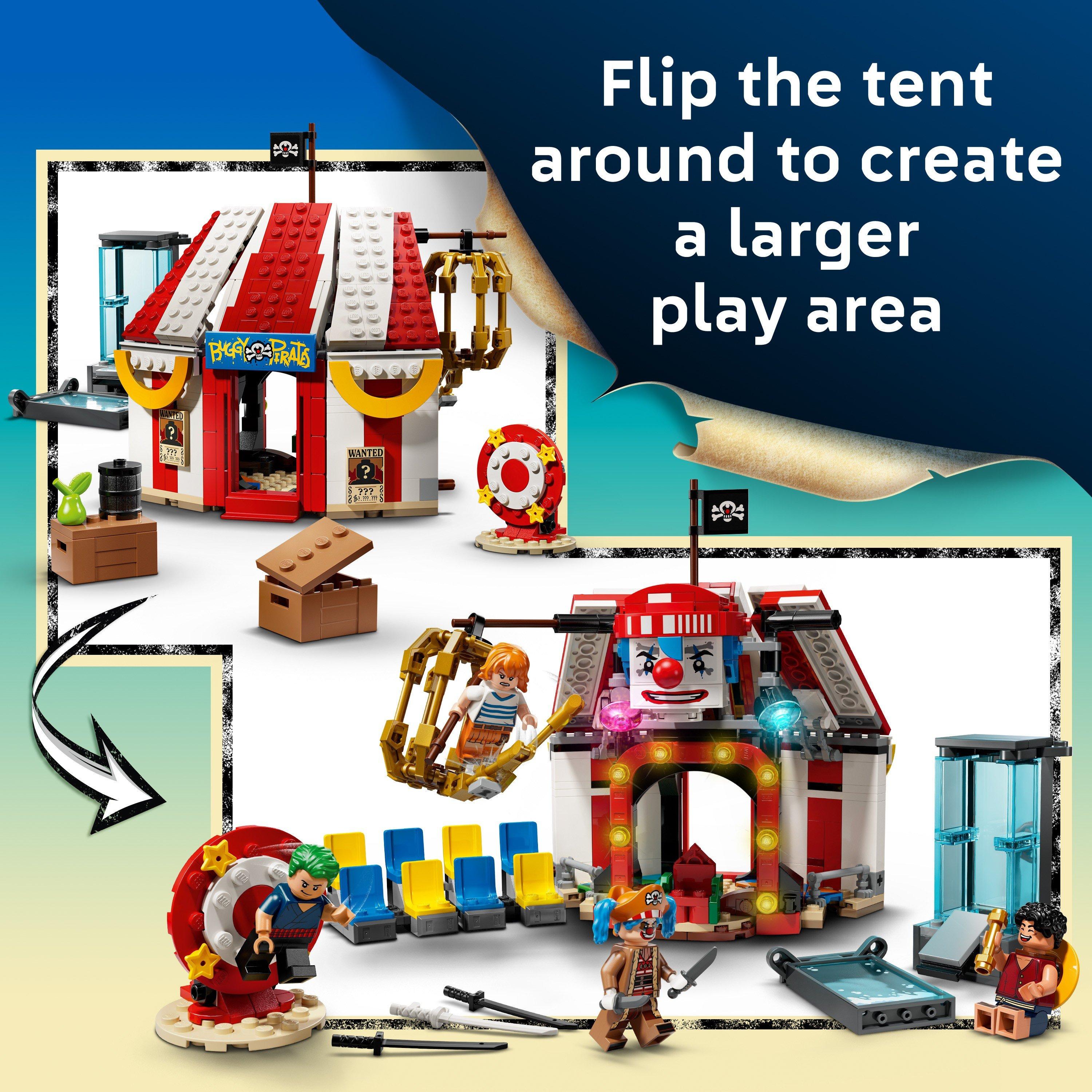 Circus Tent - LEGO - LEGO ONE PIECE Buggy the Clown’s Circus Tent Toy 75637 - 4