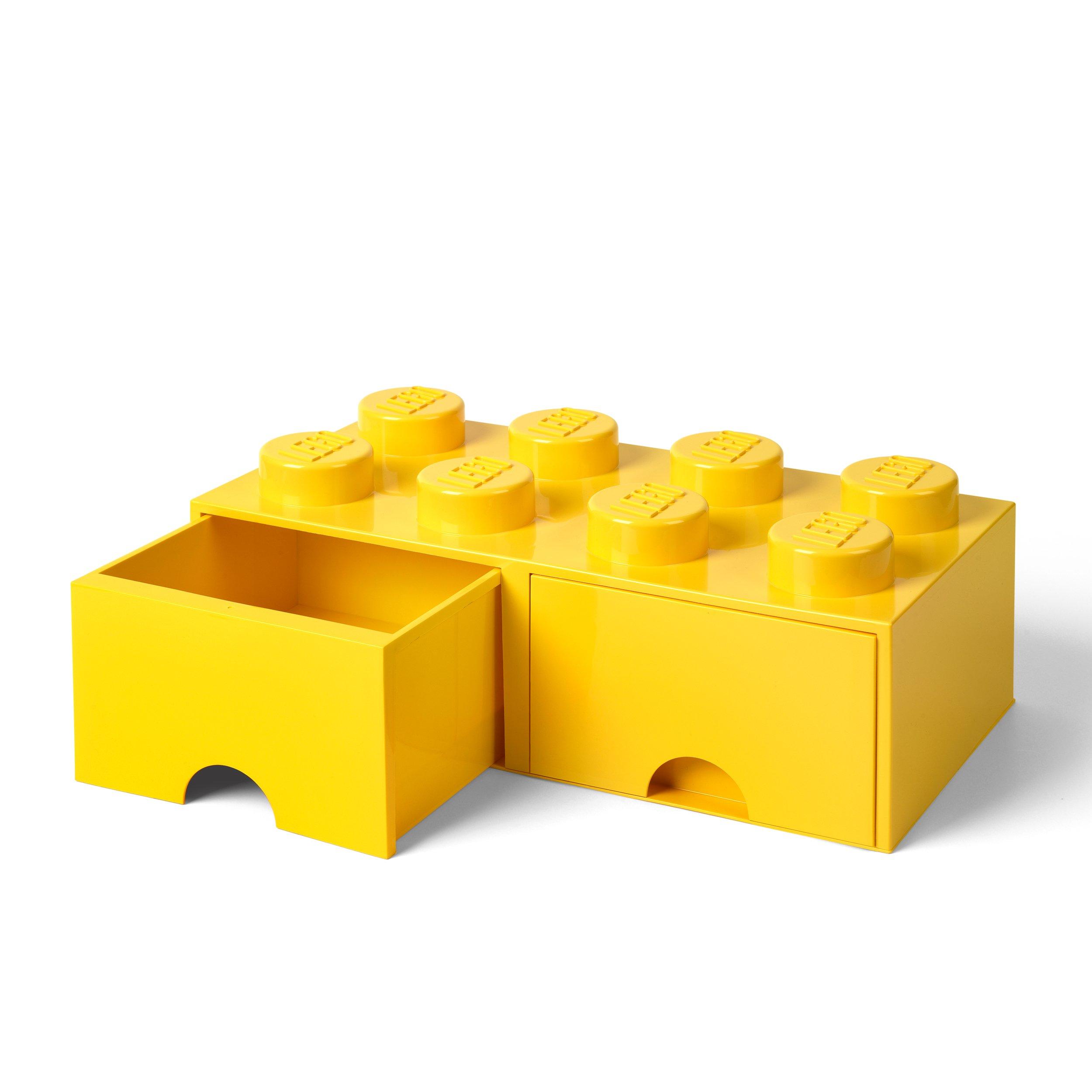 Yellow - LEGO - 8 Brick Drawer - 1