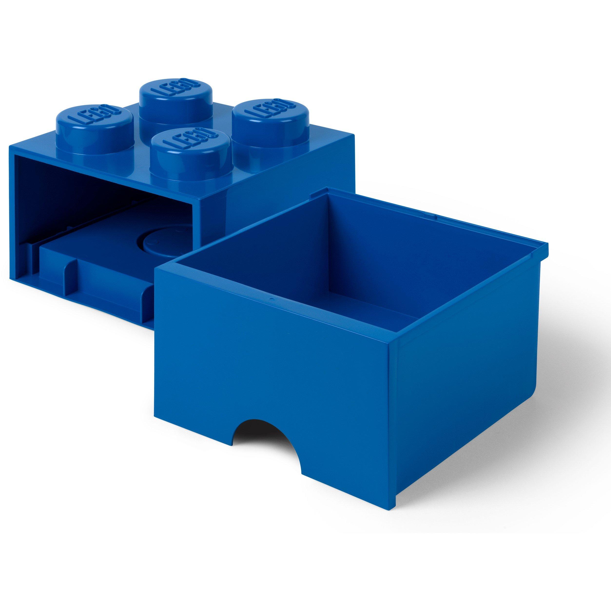 (40051731)Blue - LEGO - 4 Brick Drawer - 1